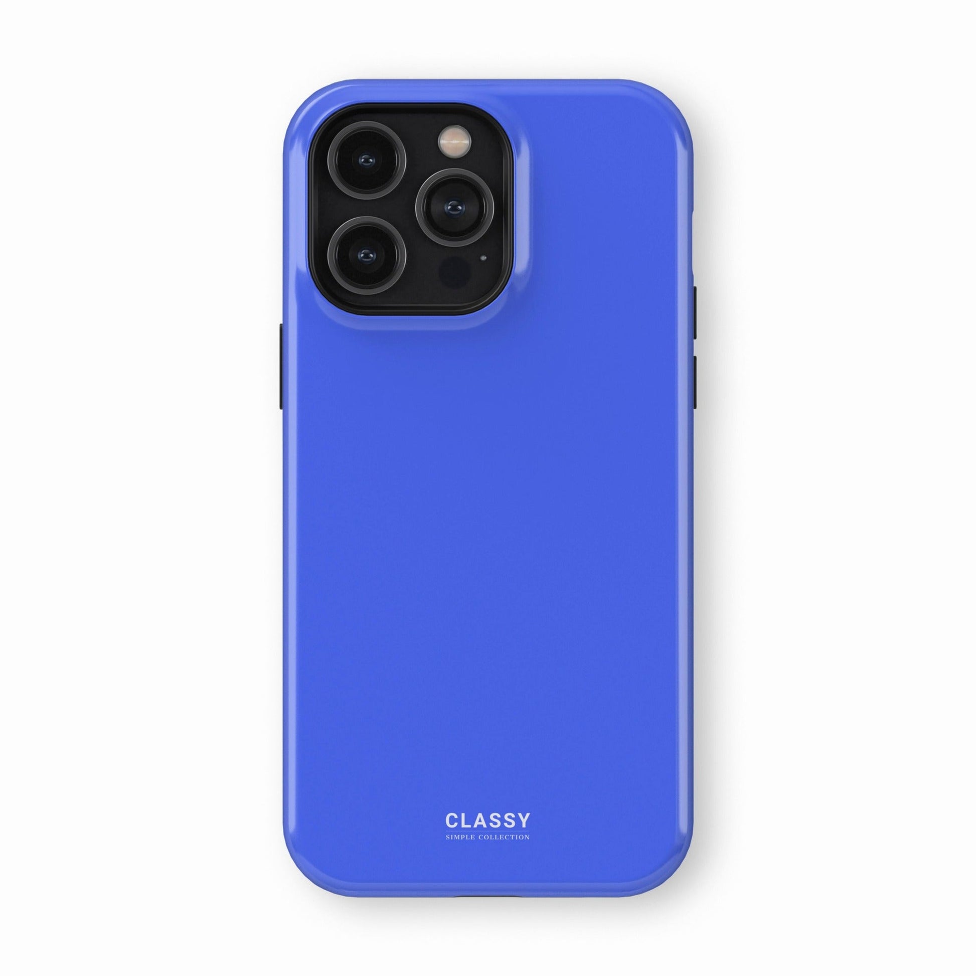 Deep Blue Tough Case - Classy Cases - Phone Case - iPhone 17 - Glossy - 
