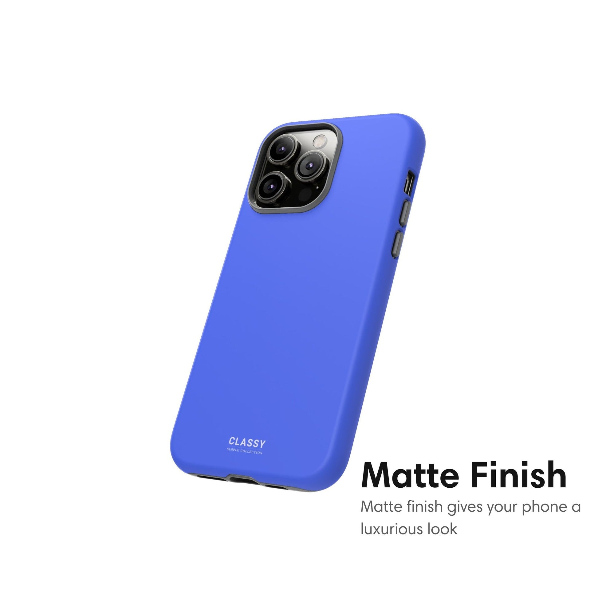 Deep Blue Tough Case - Classy Cases - Phone Case - iPhone 17 - Glossy - 