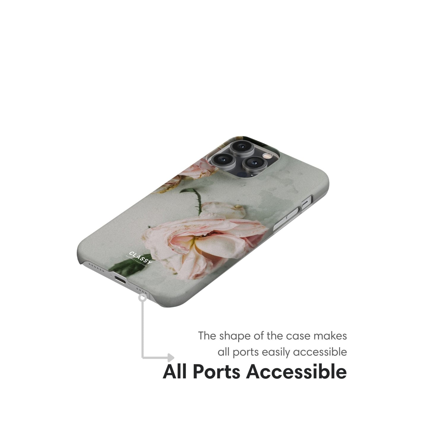 Dropped Rose Snap Case - Classy Cases - Phone Case - iPhone 17 - Glossy - 