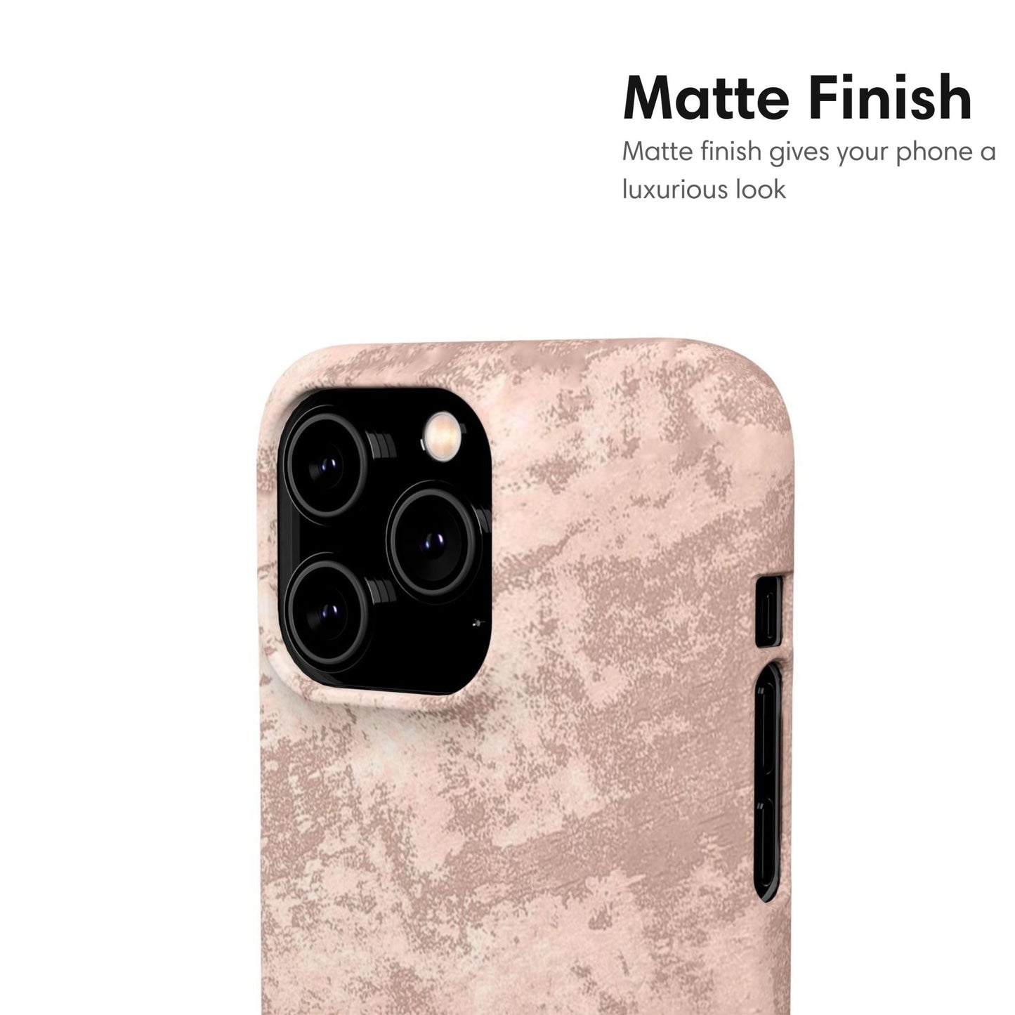 Dusty Rose Elegant Snap Case - Classy Cases - Phone Case - iPhone 17 - Glossy - 