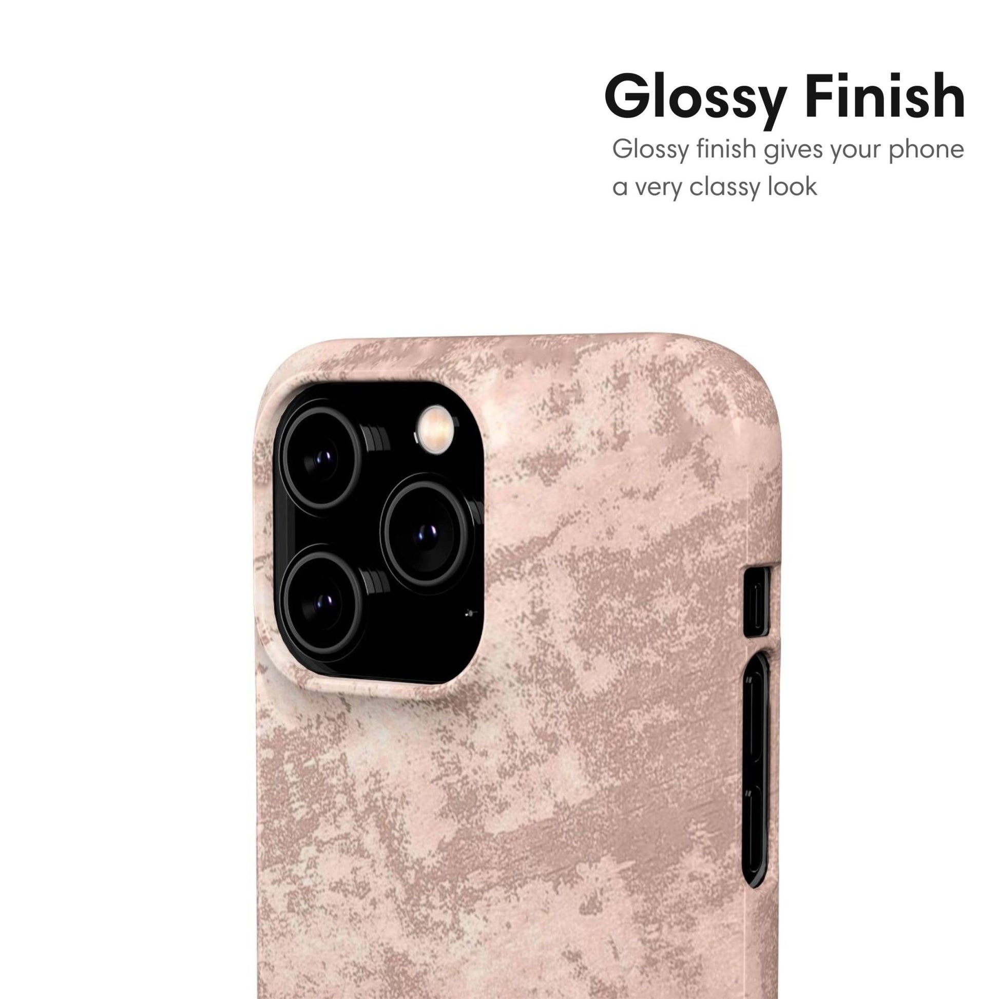 Dusty Rose Elegant Snap Case - Classy Cases - Phone Case - iPhone 17 - Glossy - 