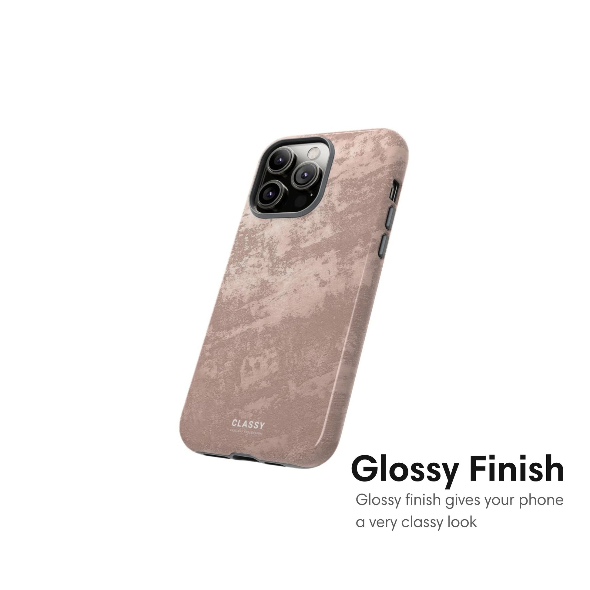 Dusty Rose Elegant Tough Case - Classy Cases - Phone Case - iPhone 17 - Glossy - 