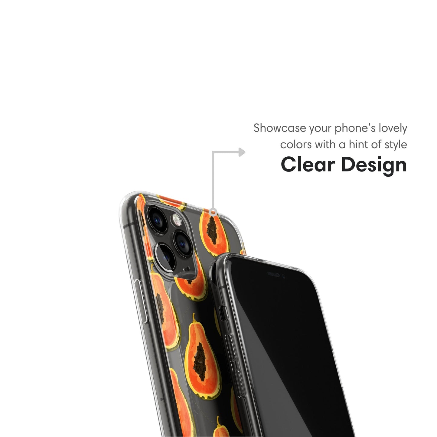 Fruit Clear Case - Classy Cases - Phone Case - iPhone 16 Pro - Without gift packaging - 