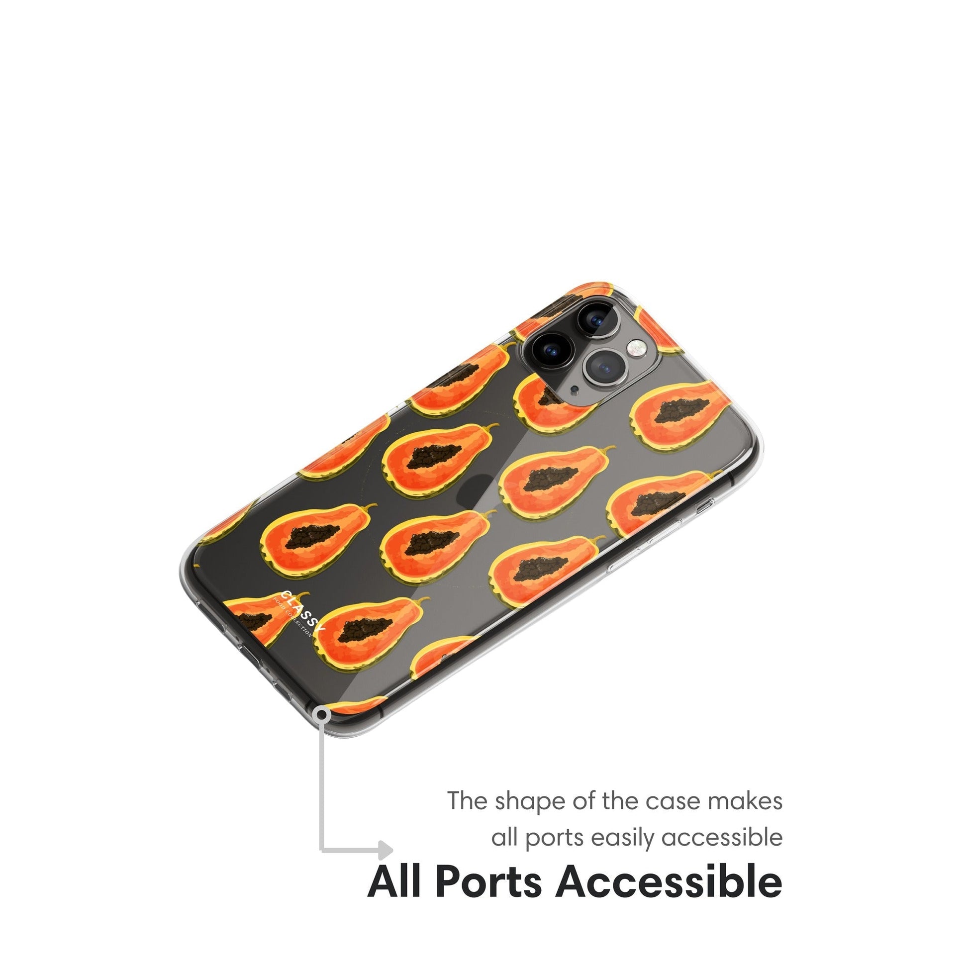 Fruit Clear Case - Classy Cases - Phone Case - iPhone 16 Pro - Without gift packaging - 