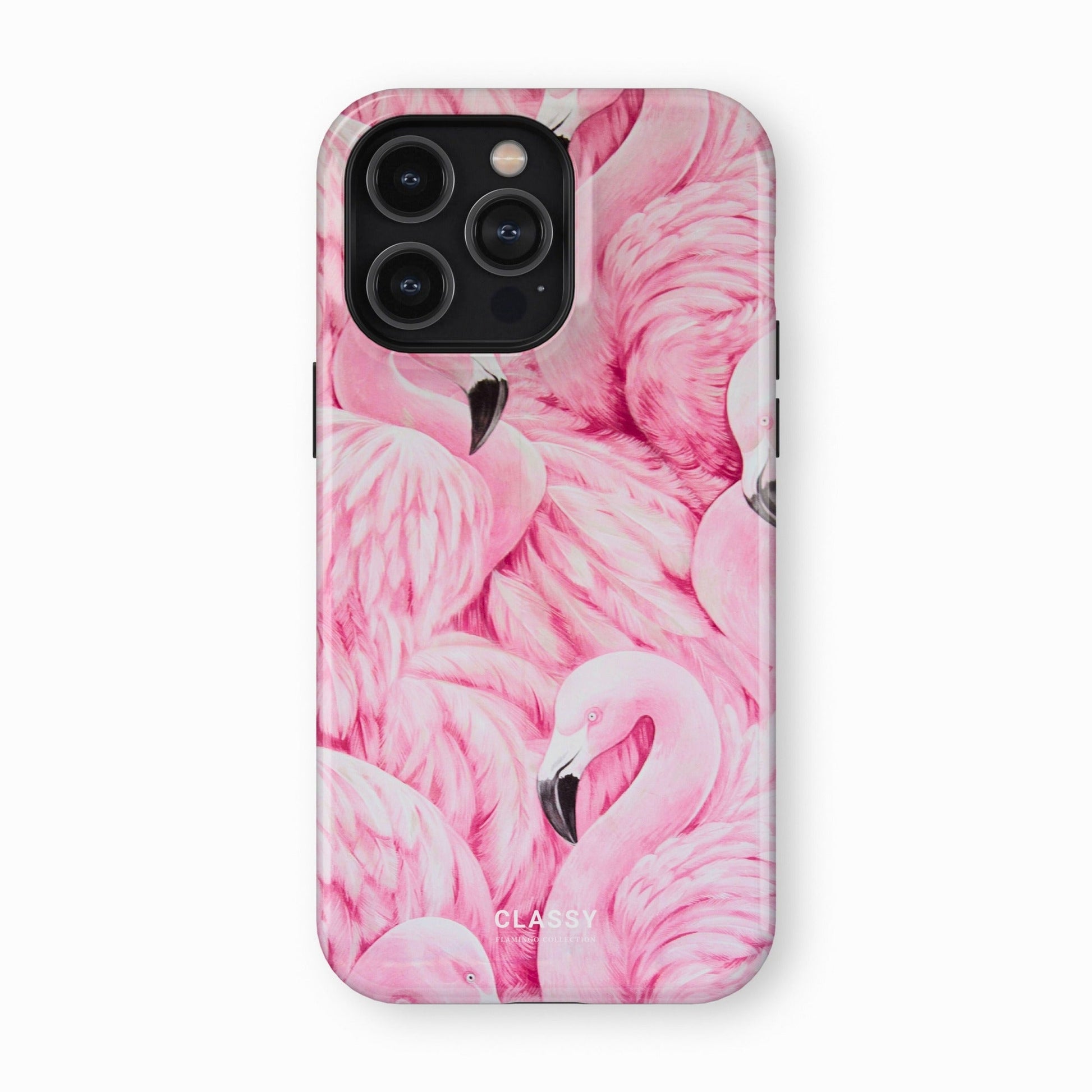 Full Out Flamingo Tough Case - Classy Cases - Phone Case - iPhone 17 - Glossy - 