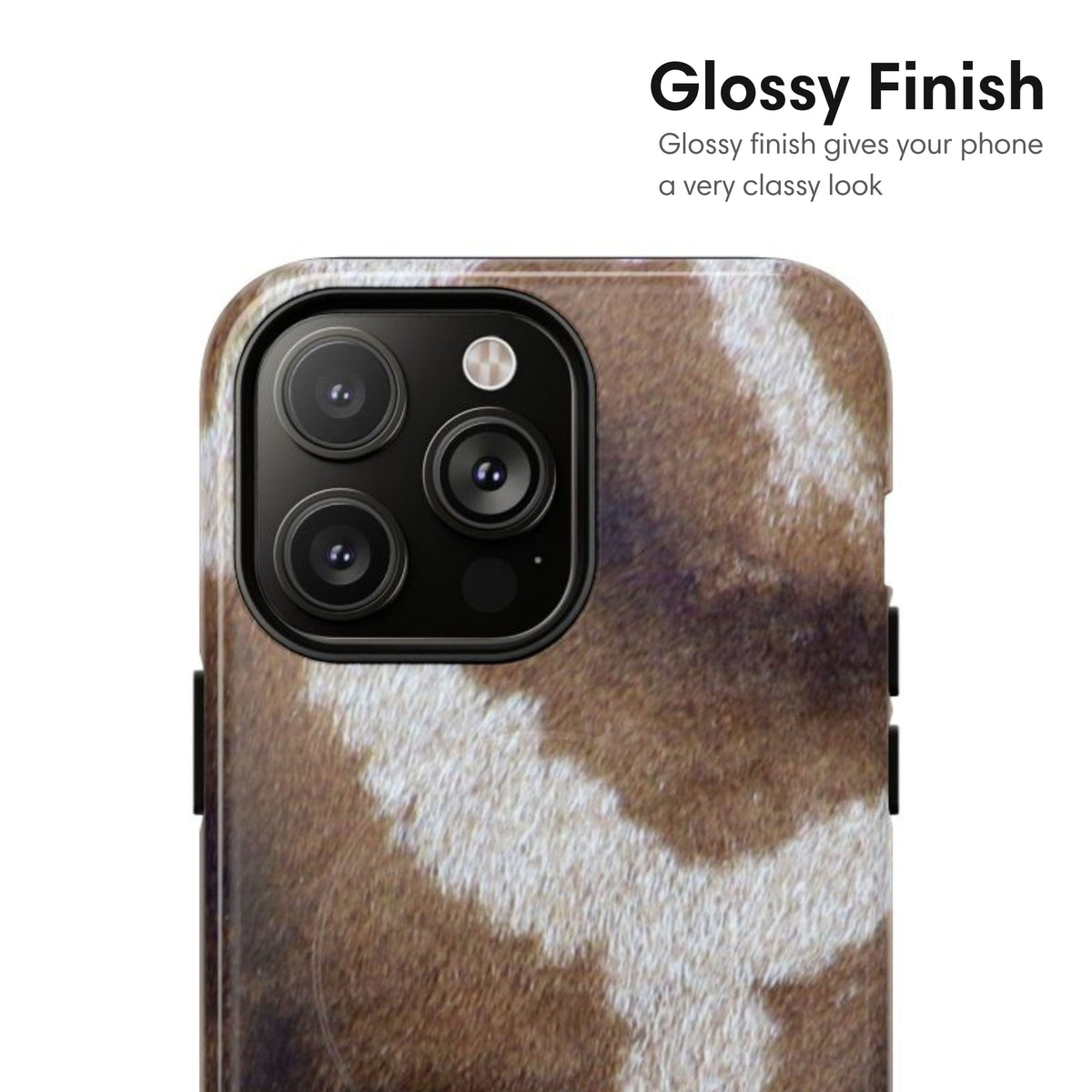 Giraffe Pattern MagSafe Tough Case - Classy Cases - Phone Case - iPhone 17 - Glossy -