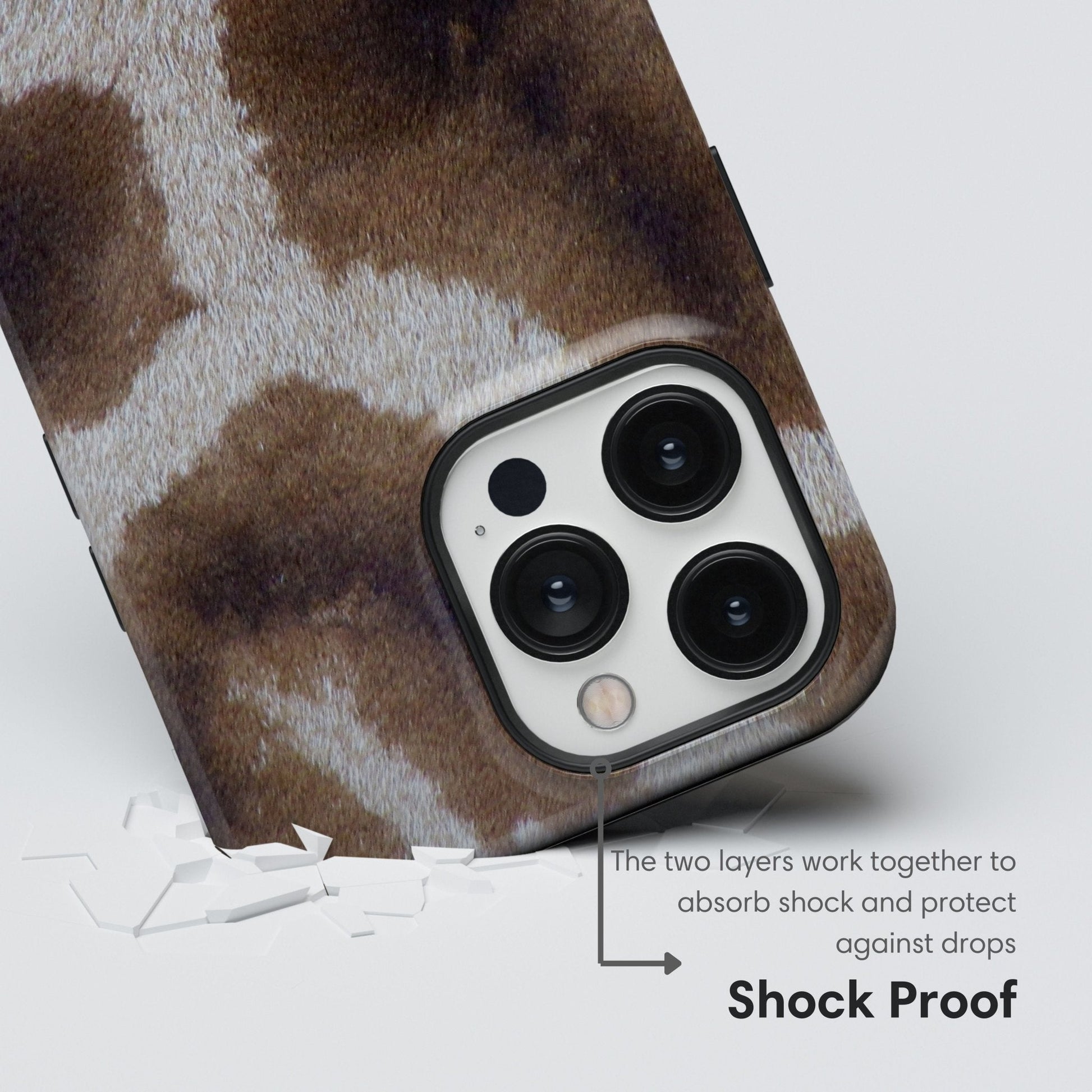 Giraffe Pattern Tough Case - Classy Cases - Phone Case - iPhone 17 - Glossy - 