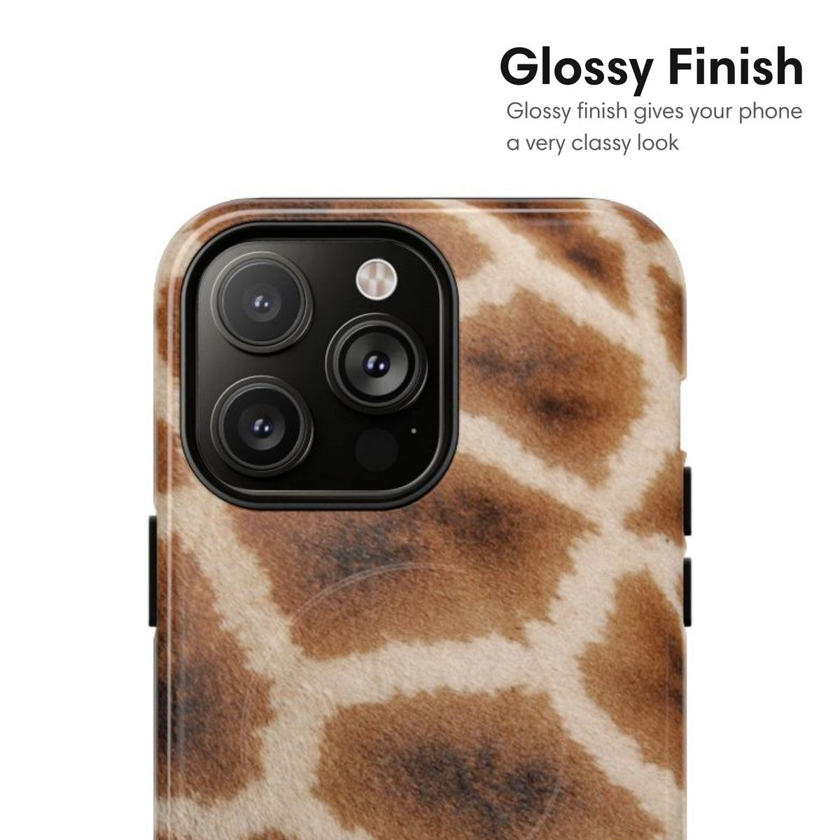 Giraffe Spots MagSafe Tough Case - Classy Cases - Phone Case - iPhone 17 - Glossy -