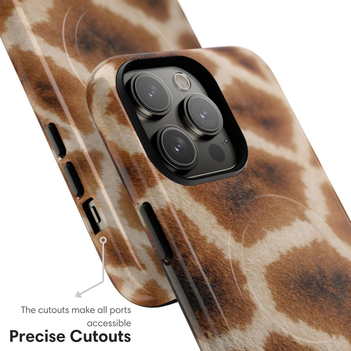 Giraffe Spots MagSafe Tough Case - Classy Cases - Phone Case - iPhone 17 - Glossy -