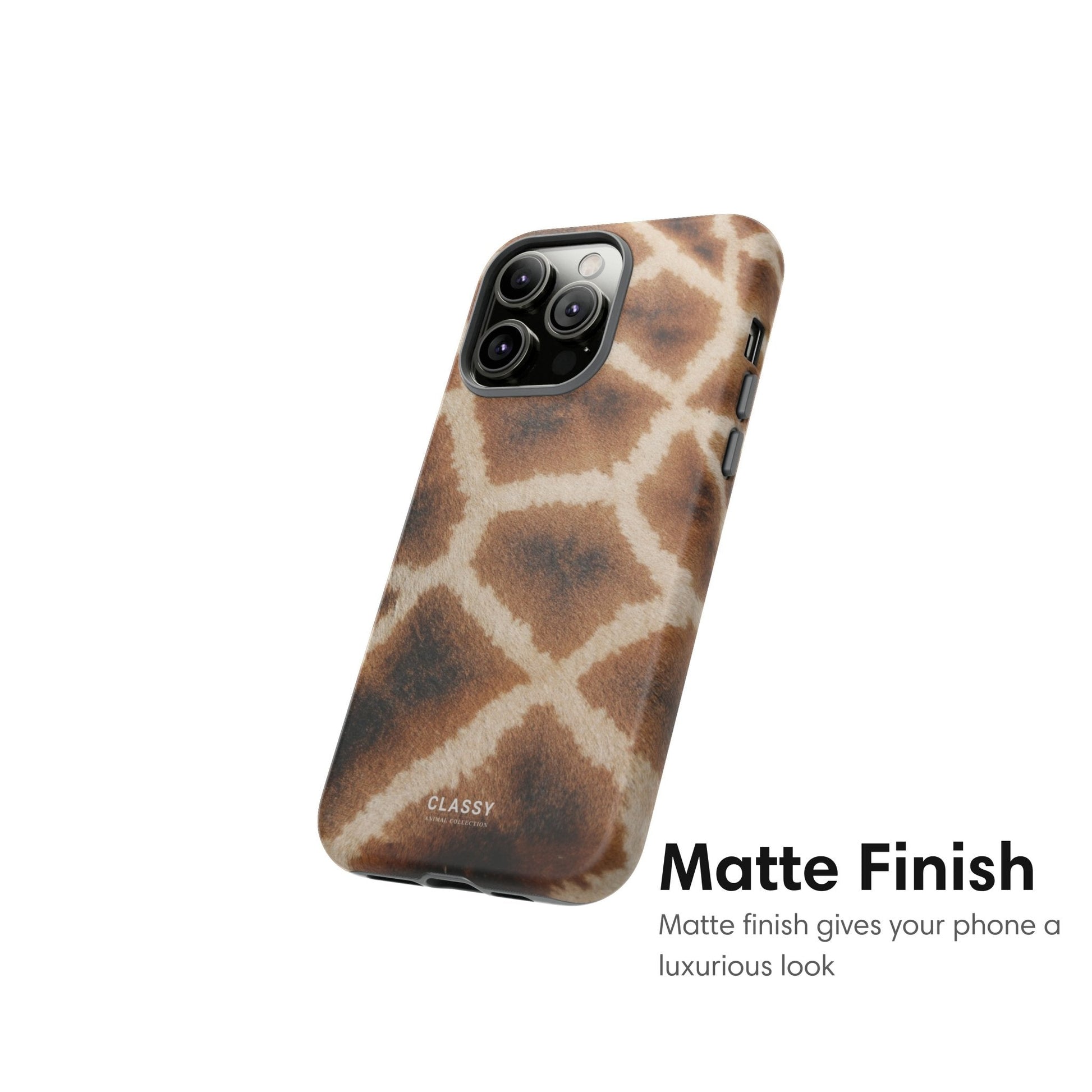 Giraffe Spots Tough Case - Classy Cases - Phone Case - iPhone 17 - Glossy - 
