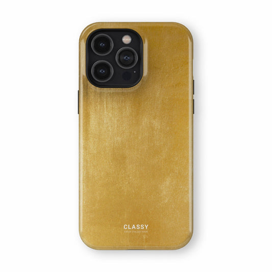 Gold Slight Pattern Tough Case - Classy Cases - Phone Case - iPhone 17 - Glossy - 