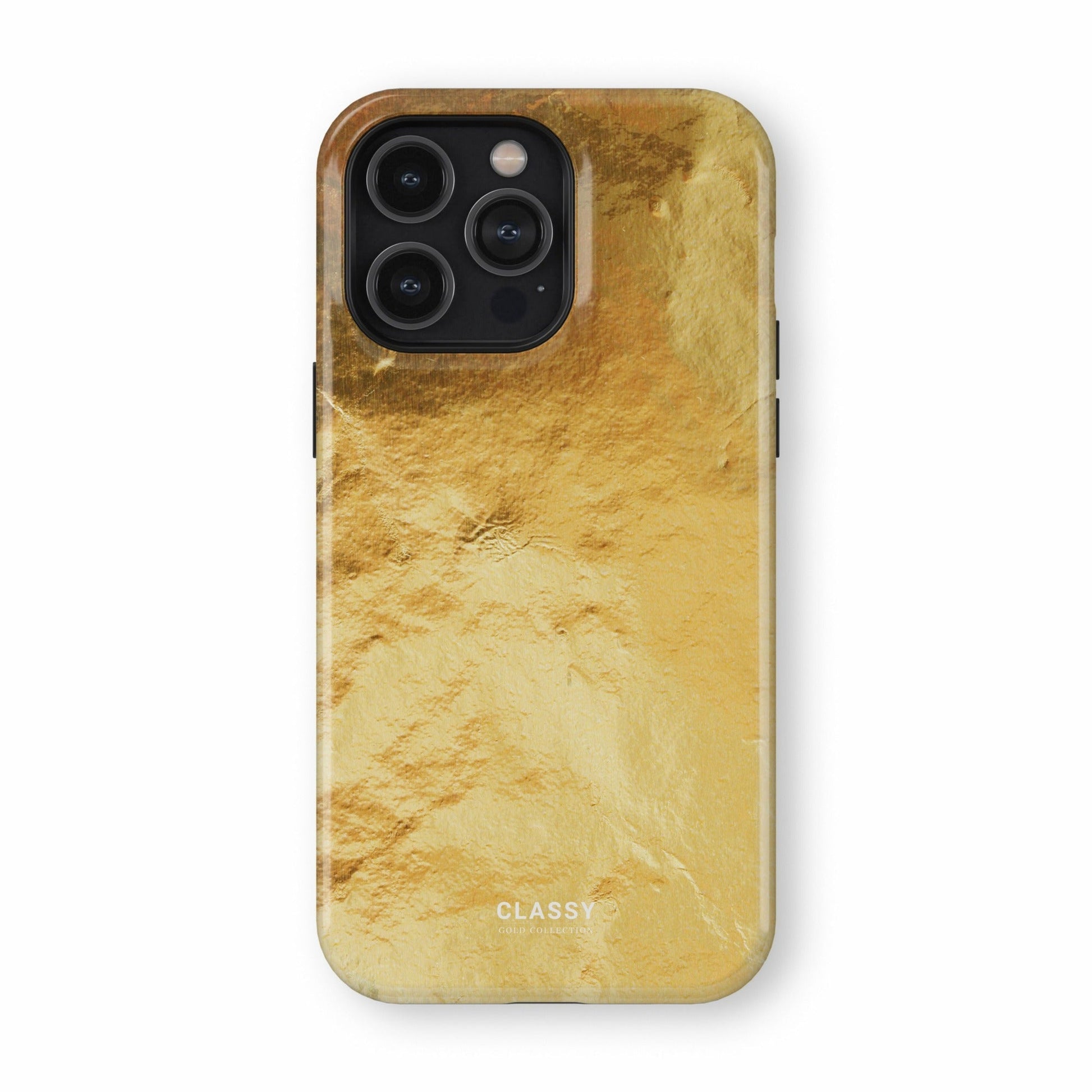 Gold Texture Pattern Tough Case - Classy Cases - Phone Case - iPhone 17 - Glossy - 