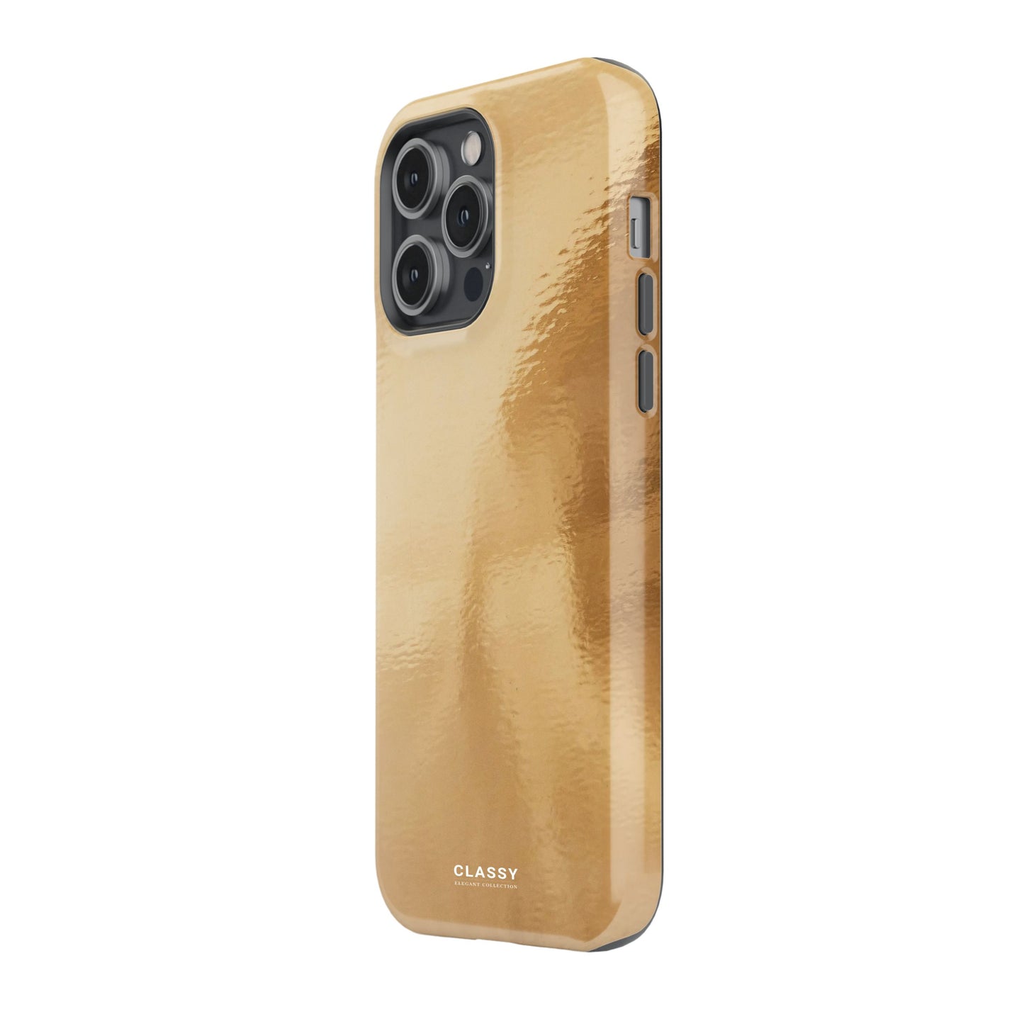 Gold Glossy Design Tough Case side