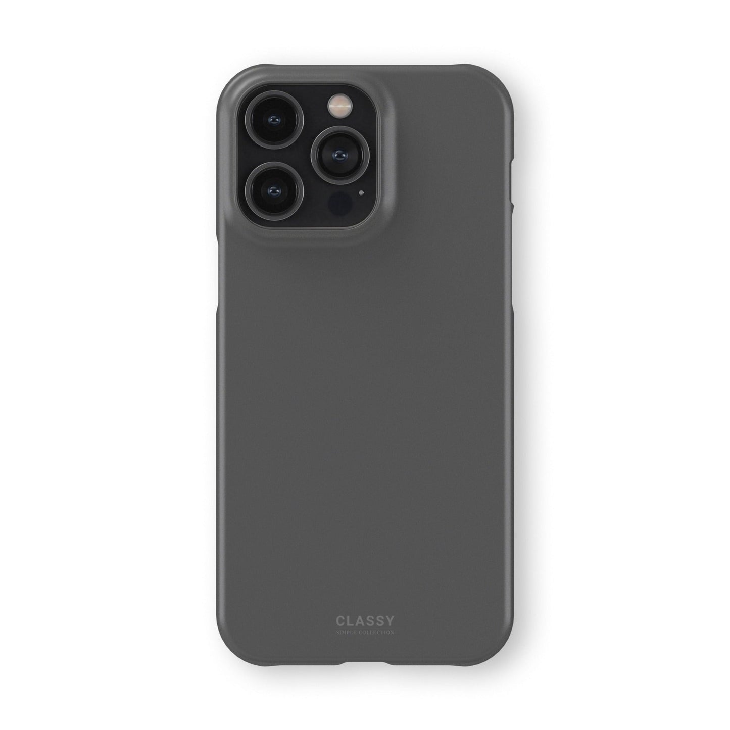 Gray Snap Case - Classy Cases - Phone Case - iPhone 17 - Glossy - 