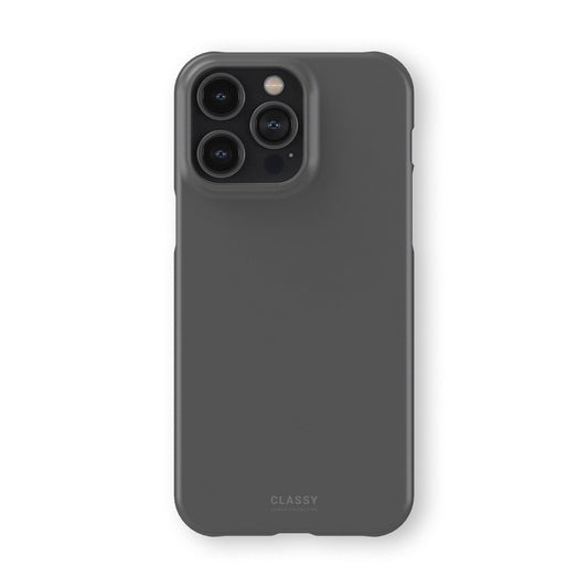 Gray Snap Case - Classy Cases - Phone Case - iPhone 17 - Glossy - 