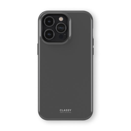 Gray Tough Case - Classy Cases - Phone Case - iPhone 17 - Glossy - 