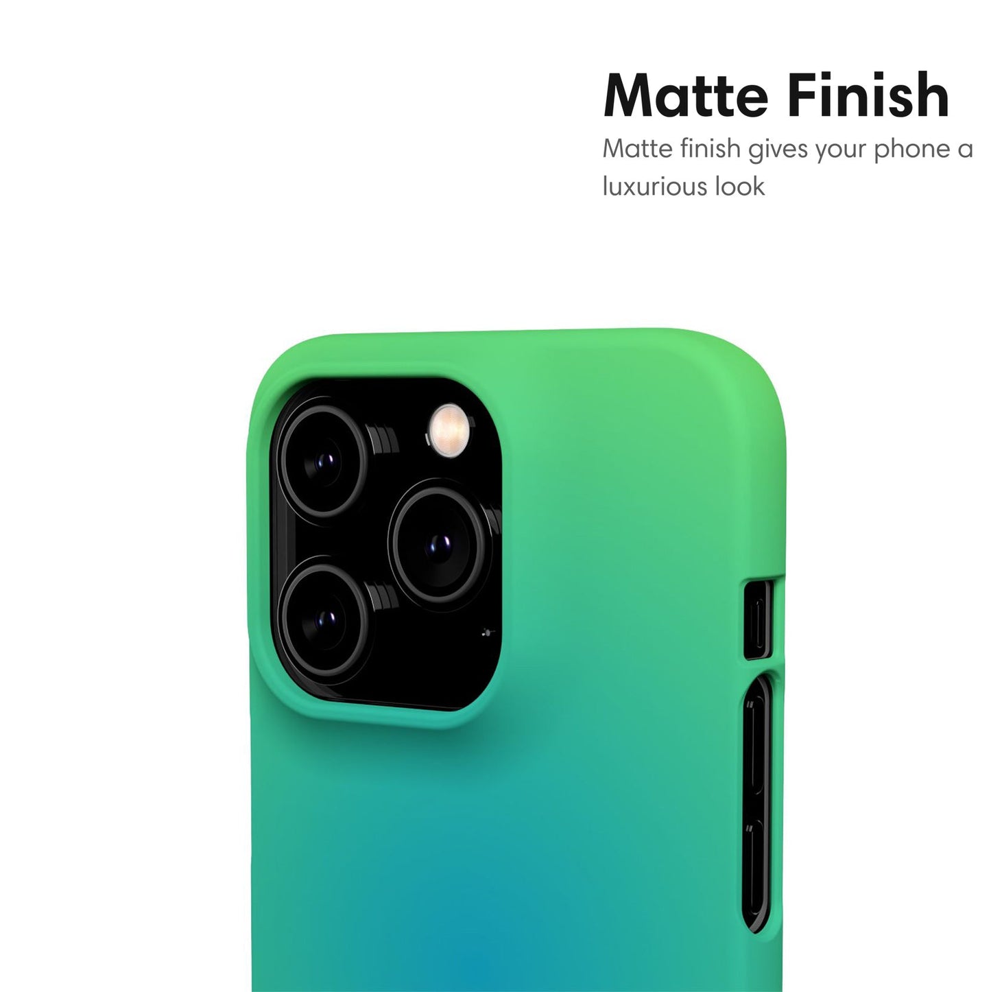 Green and Blue Ombre Snap Case - Classy Cases - Phone Case - iPhone 17 - Glossy - 