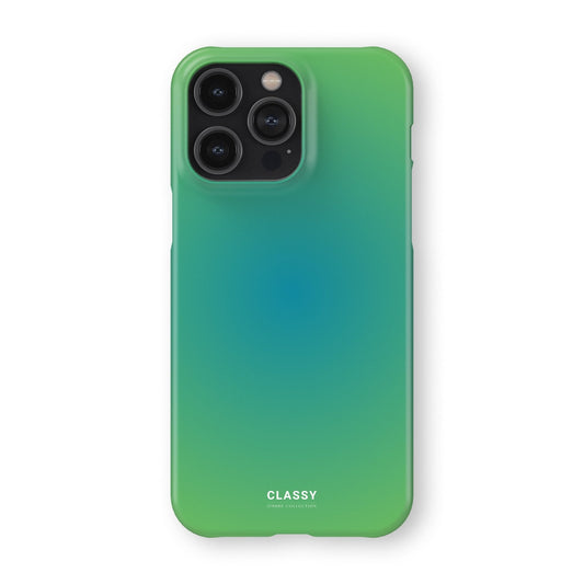 Green and Blue Ombre Snap Case - Classy Cases - Phone Case - iPhone 17 - Glossy - 