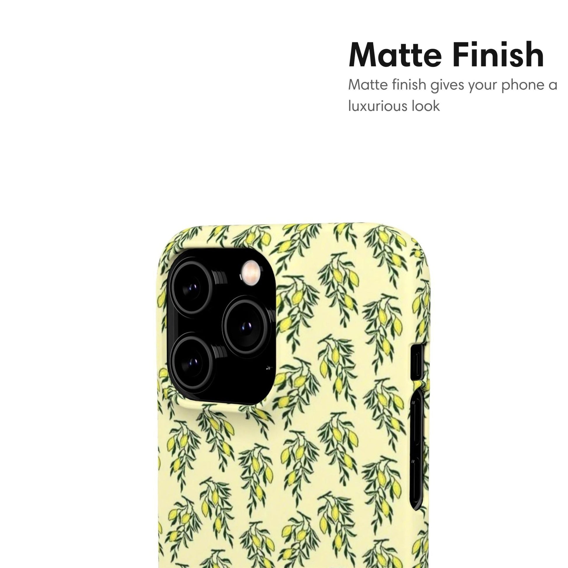 Green Flowers Snap Case - Classy Cases - Phone Case - iPhone 17 - Glossy - 
