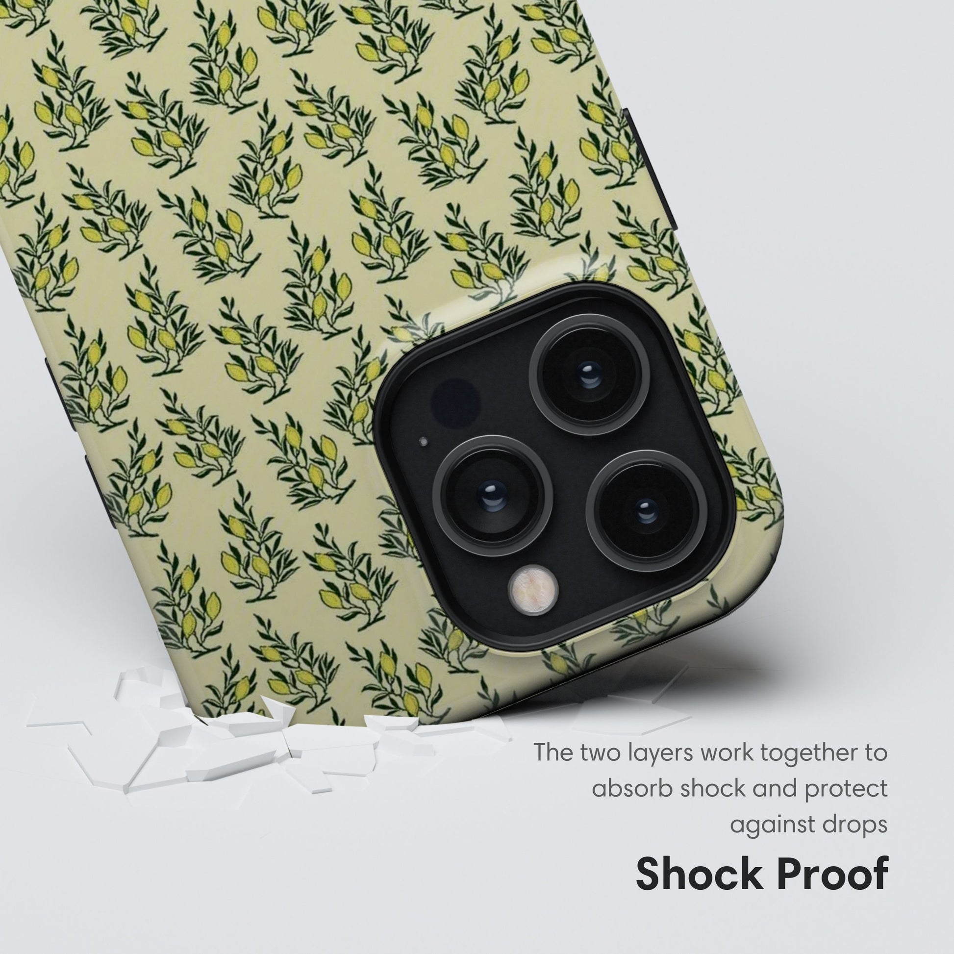 Green Flower Tough Case shockproof