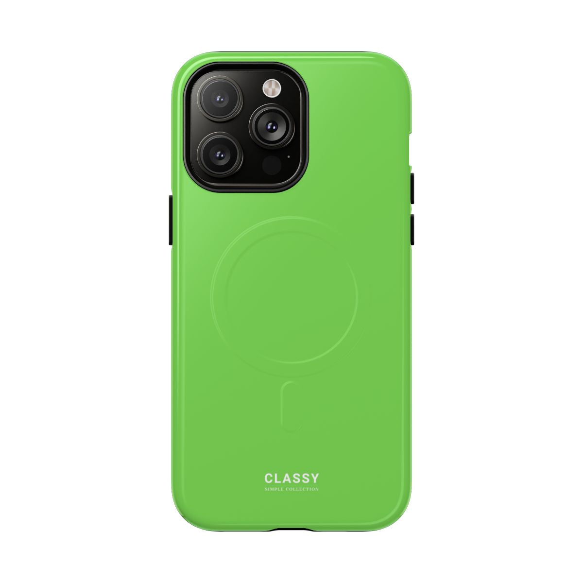 Green MagSafe Tough Case front