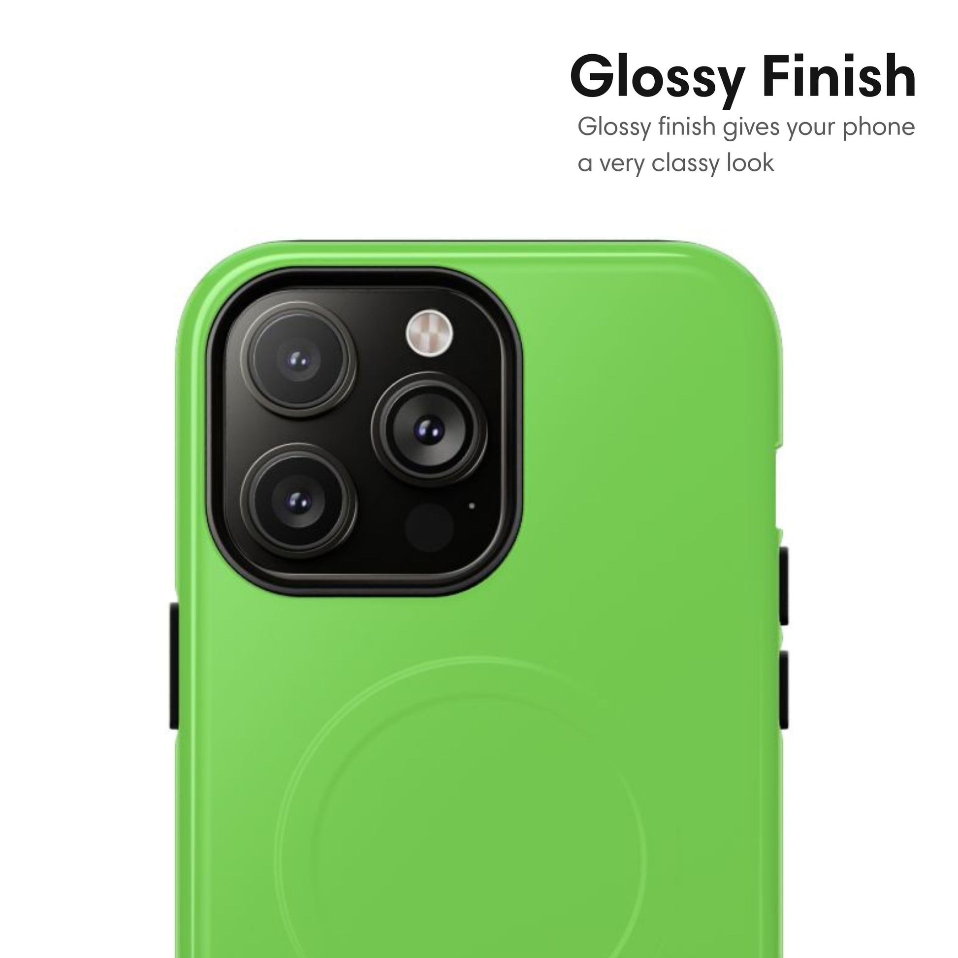 Green MagSafe Tough Case glossy