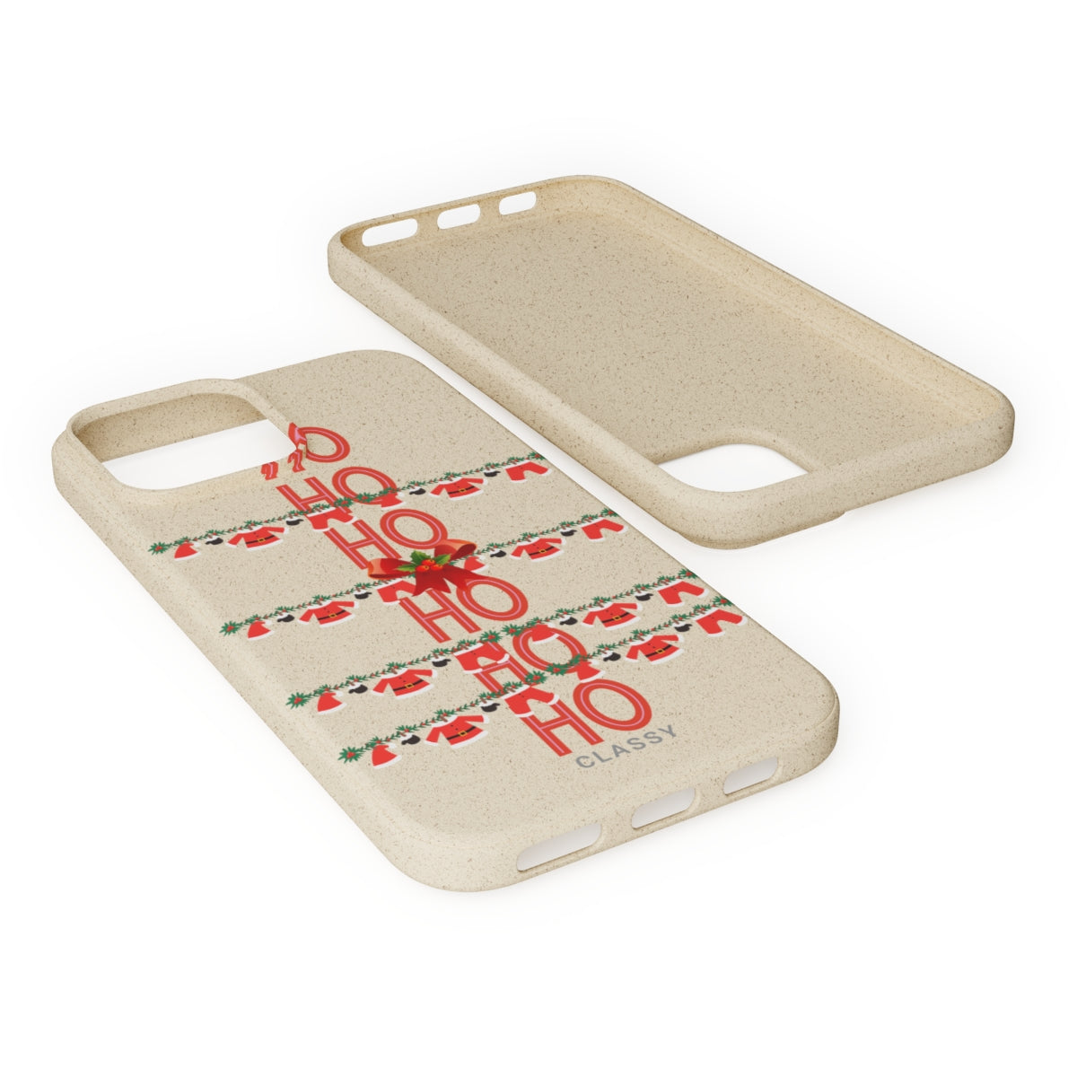 Ho Ho Ho Christmas Biodegradable Case