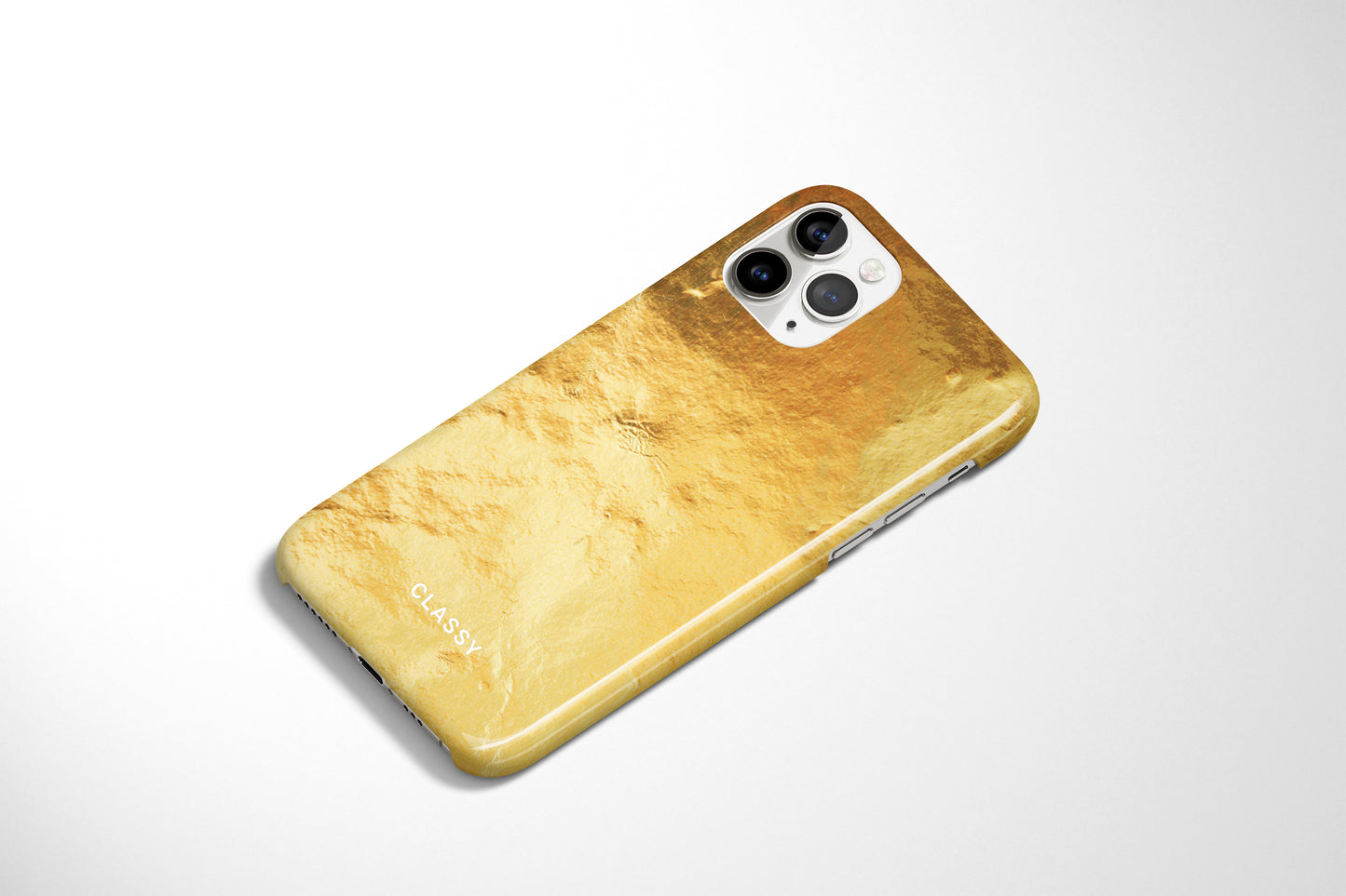 Gold Textured Pattern Snap Case - Classy Cases - Phone Case - iPhone 12 Pro Max - Glossy -
