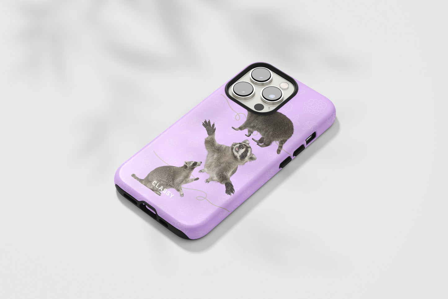 Purple Raccoons Tough Case - Classy Cases