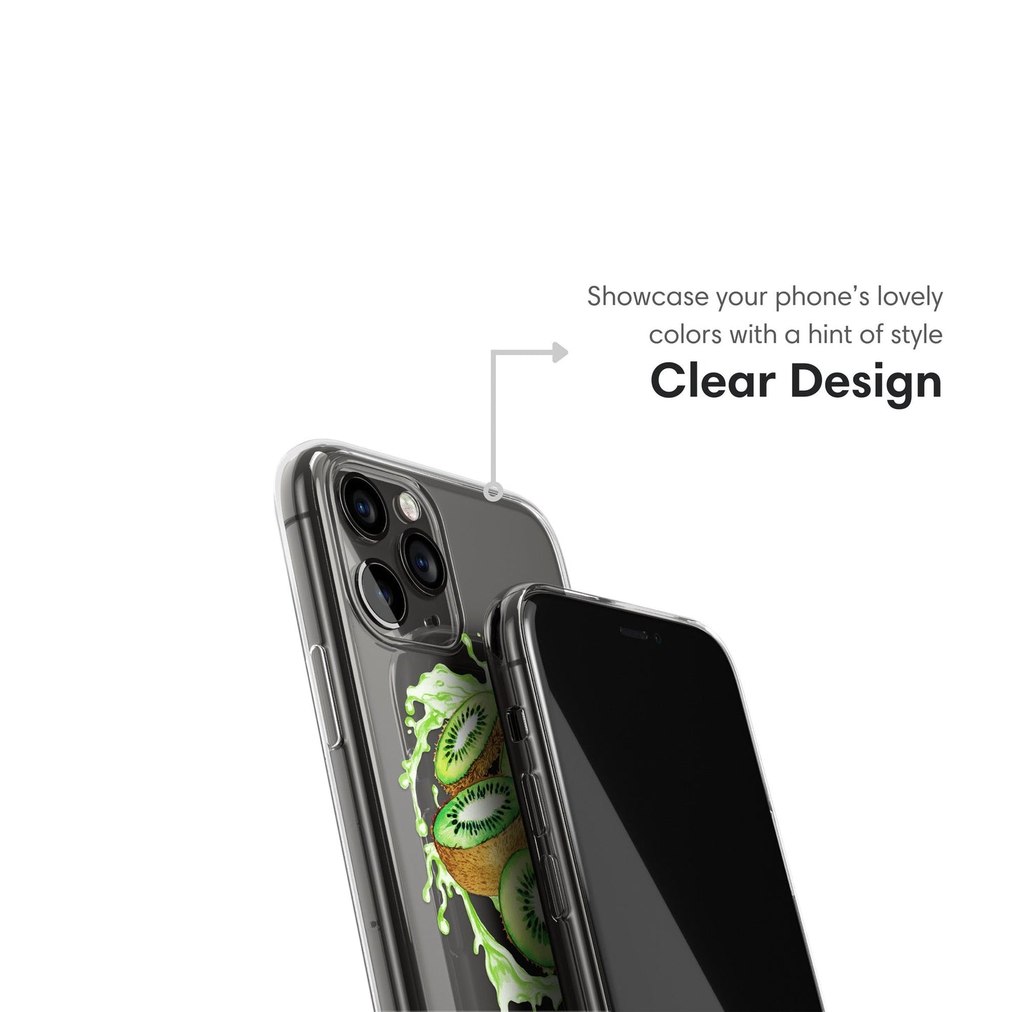 Kiwi Clear Case - Classy Cases - Phone Case - iPhone 16 Pro - Without gift packaging - 