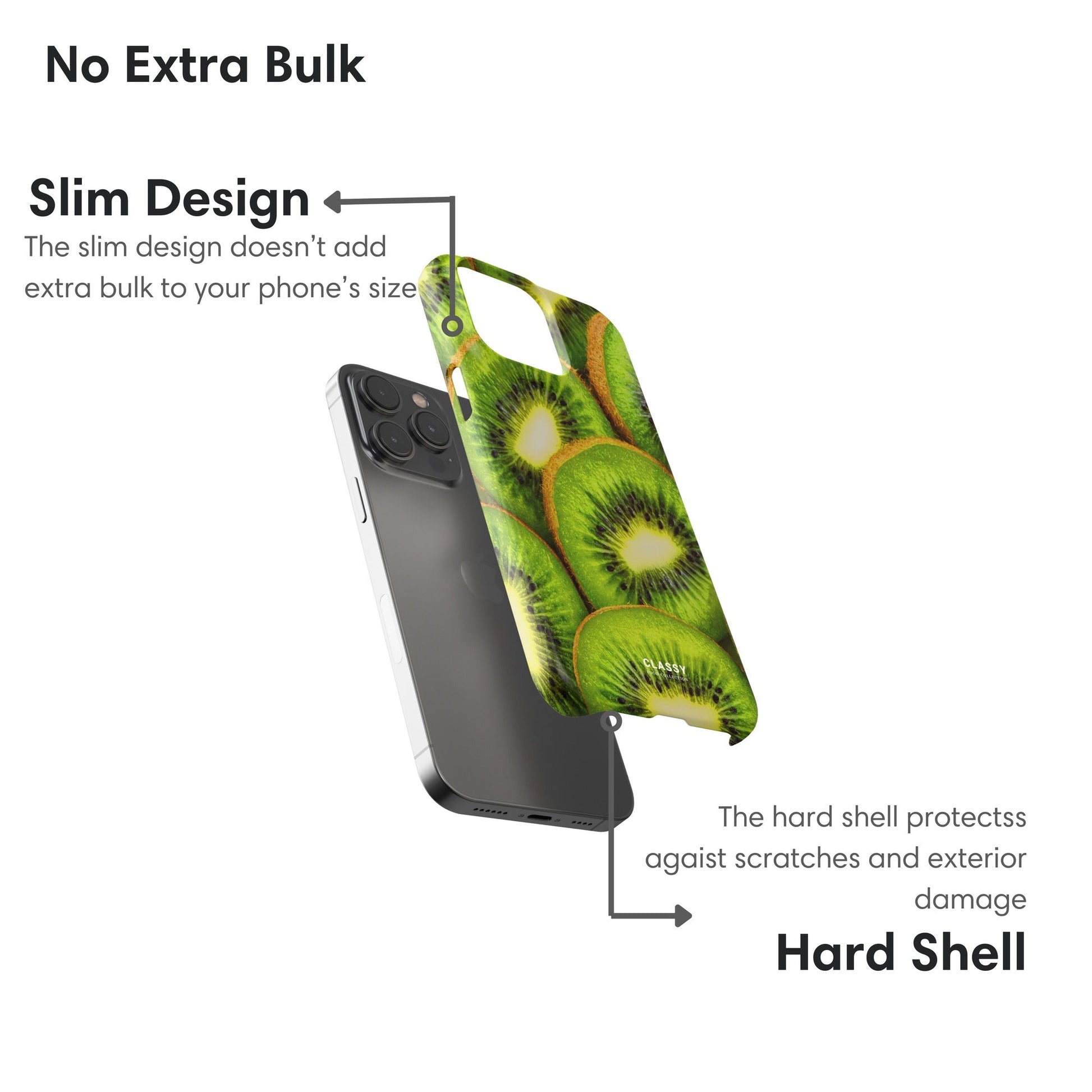 Kiwis Snap Case - Classy Cases - Phone Case - iPhone 17 - Glossy - 
