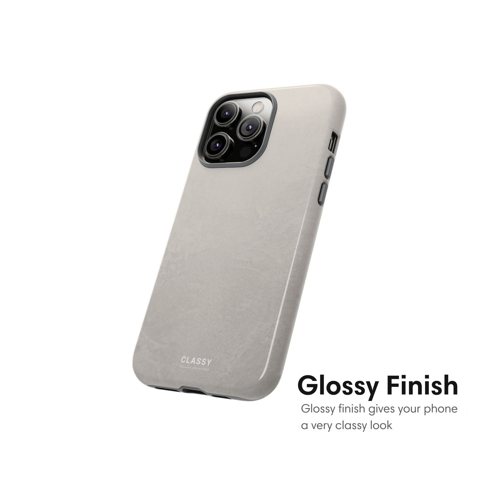 Light Beige Ombre Tough Case - Classy Cases - Phone Case - iPhone 17 - Glossy - 