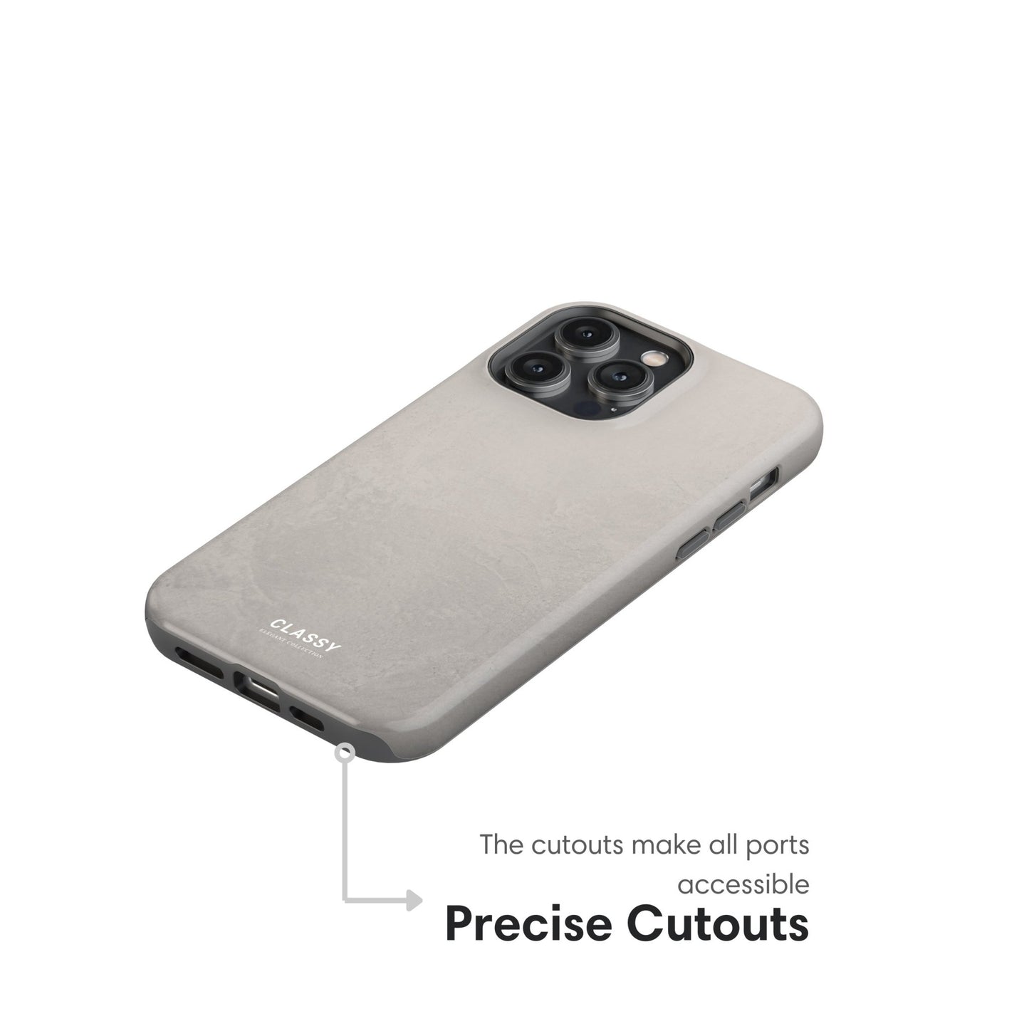 Light Beige Ombre Tough Case - Classy Cases - Phone Case - iPhone 17 - Glossy - 