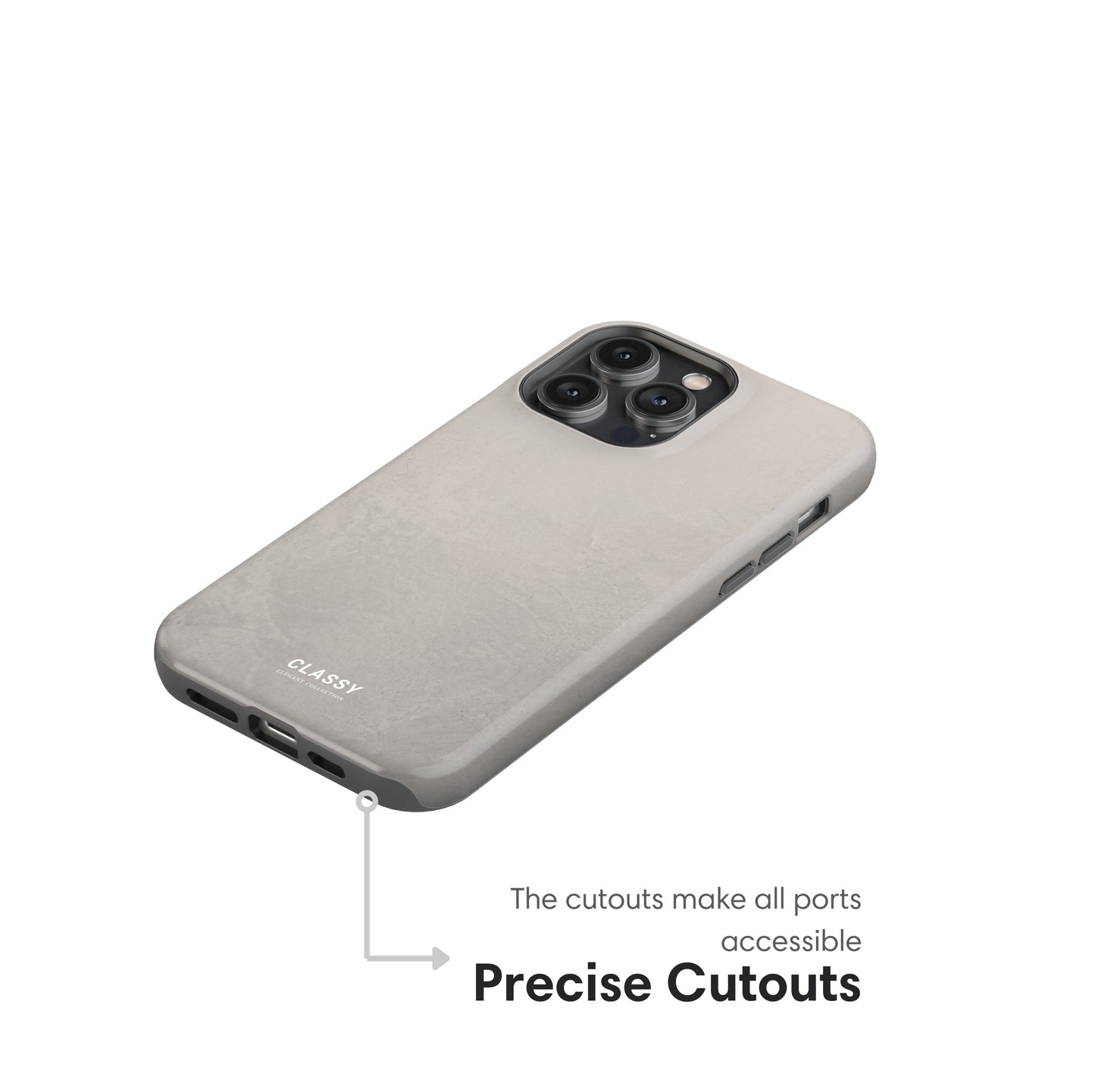 Light Beige Ombre Tough Case cutouts
