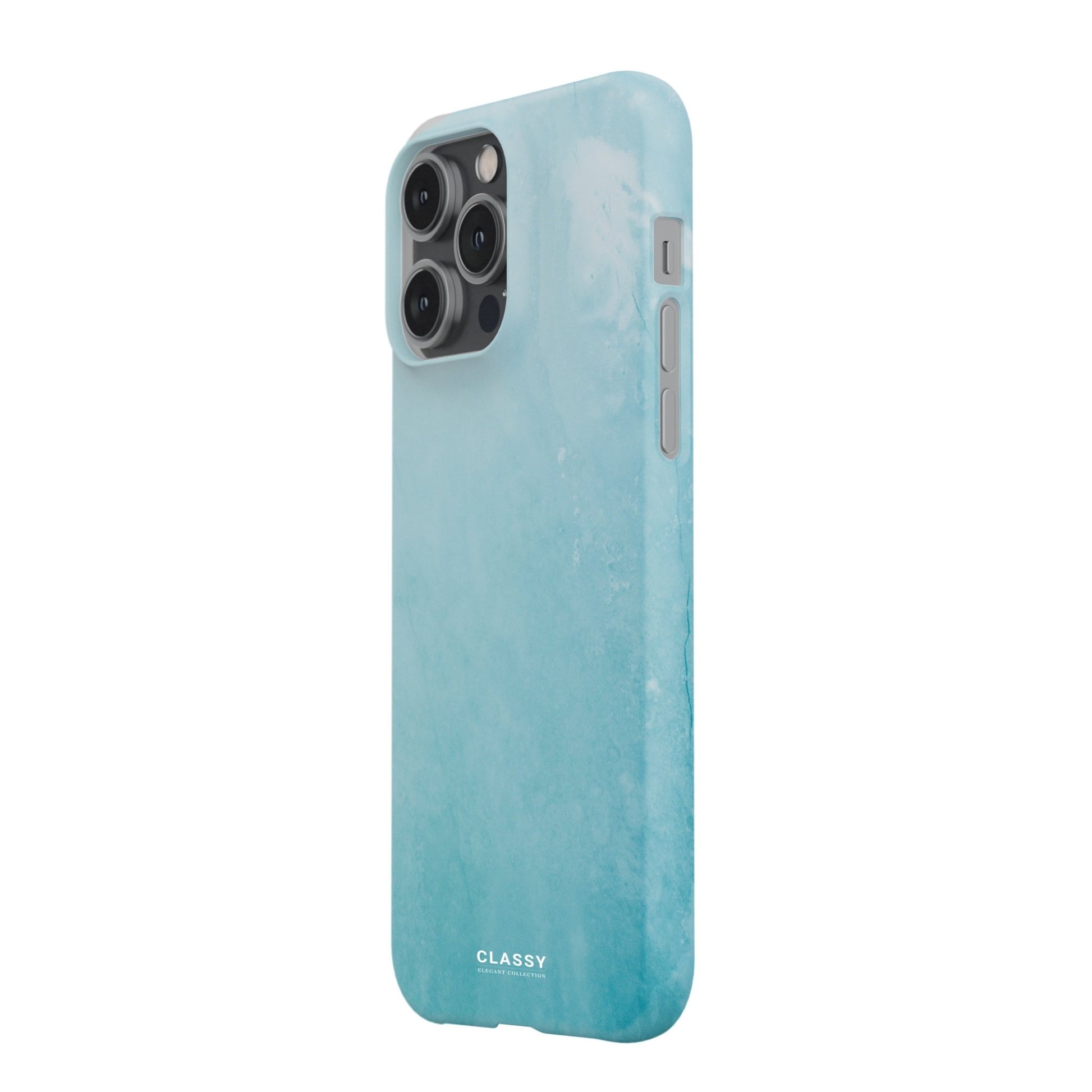 Light Blue Elegant Ombre Snap Case - Classy Cases - Phone Case - iPhone 17 - Glossy - 
