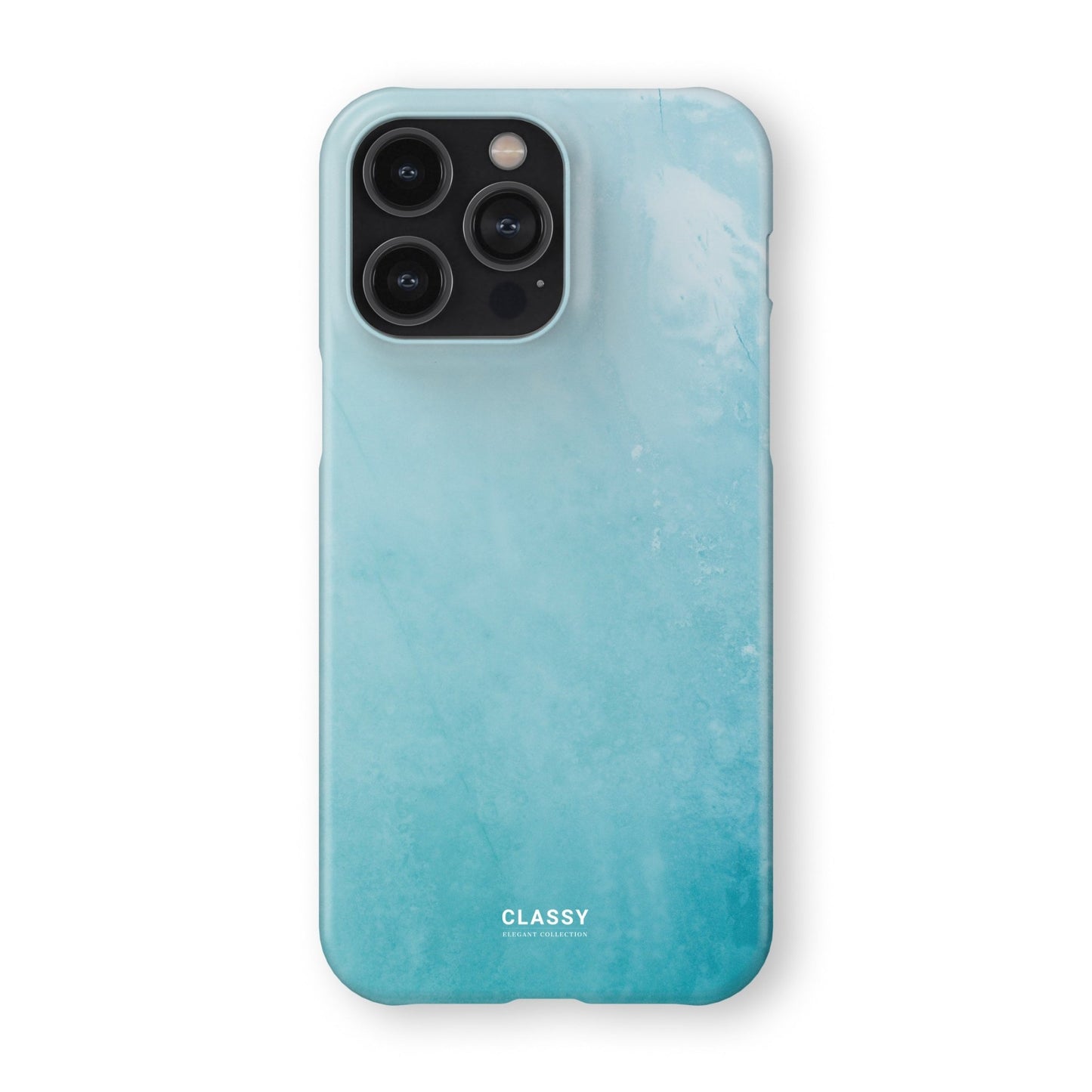 Light Blue Elegant Ombre Snap Case - Classy Cases - Phone Case - iPhone 17 - Glossy - 