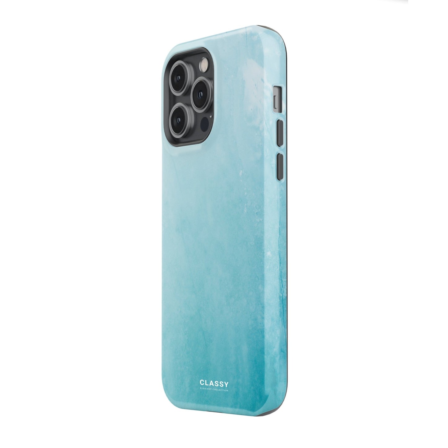 Light Blue Elegant Ombre Tough Case - Classy Cases - Phone Case - iPhone 17 - Glossy - 