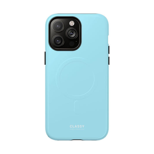 Light Blue MagSafe Tough Case - Classy Cases - Phone Case - iPhone 17 - Glossy - 