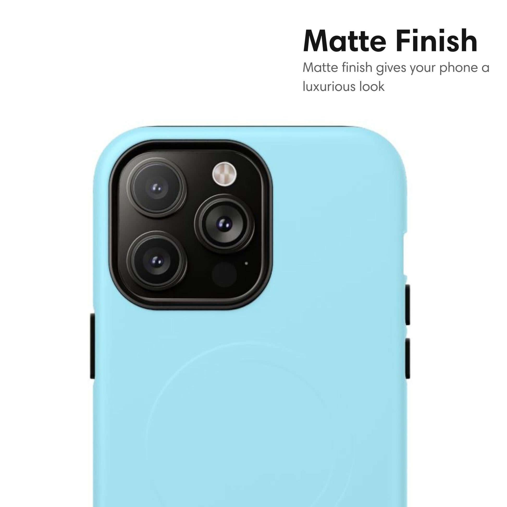 Light Blue MagSafe Tough Case - Classy Cases - Phone Case - iPhone 17 - Glossy - 