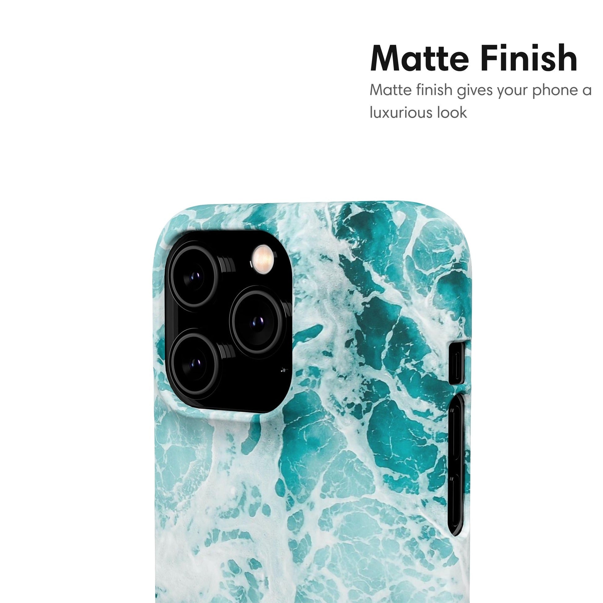 Light Blue Ocean Snap Case - Classy Cases - Phone Case - iPhone 17 - Glossy - 