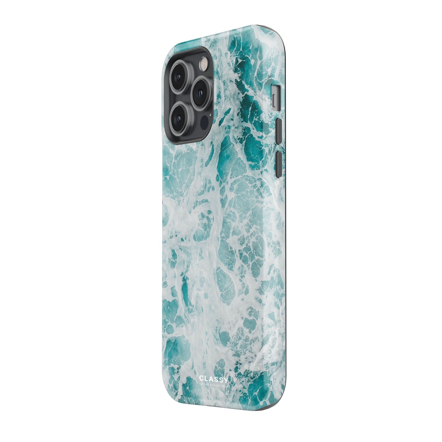 Light Blue Ocean Tough Case - Classy Cases - Phone Case - iPhone 17 - Glossy - 