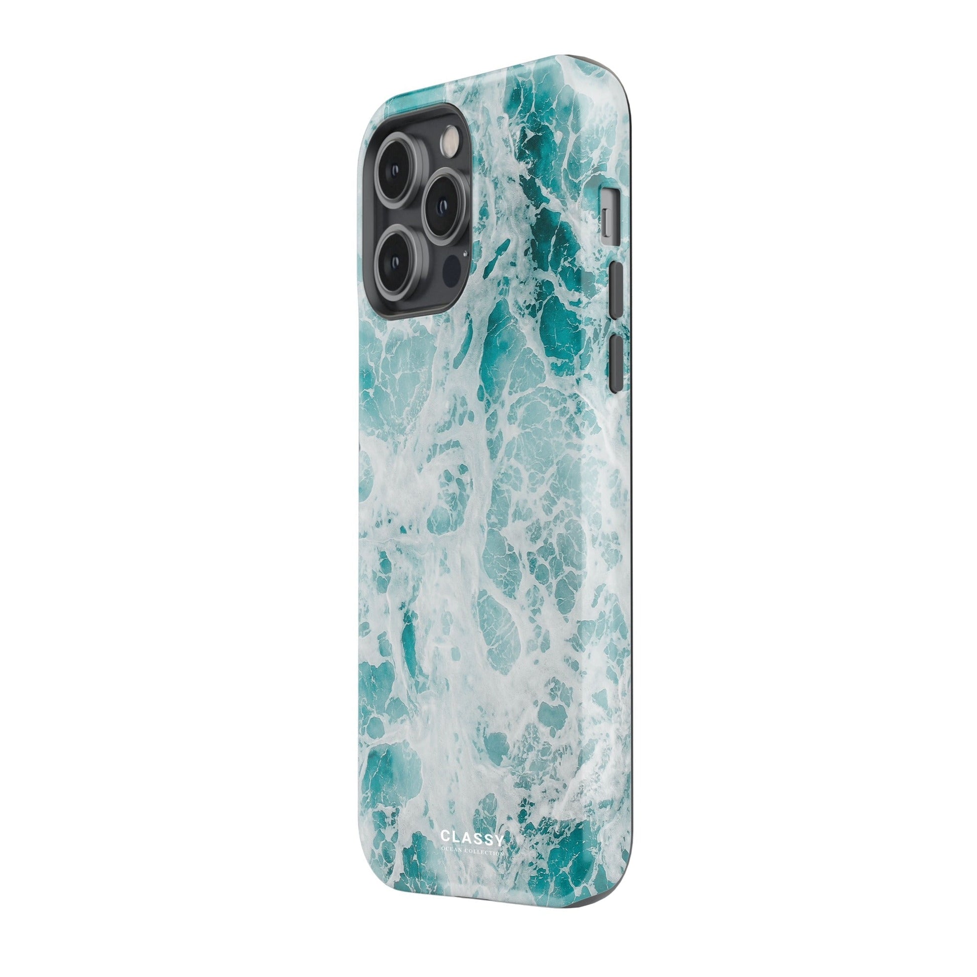 Light Blue Ocean Tough Case - Classy Cases - Phone Case - iPhone 17 - Glossy - 