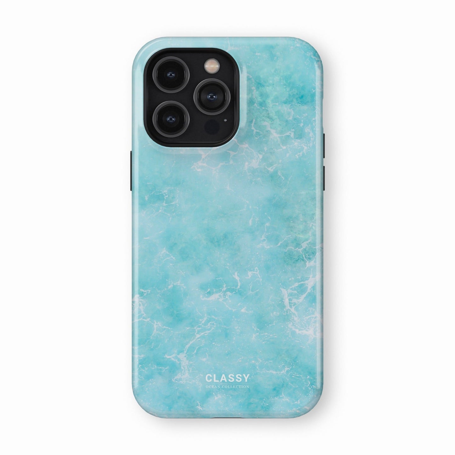 Light Blue Ocean Tough Case - Classy Cases - Phone Case - iPhone 17 - Glossy - 