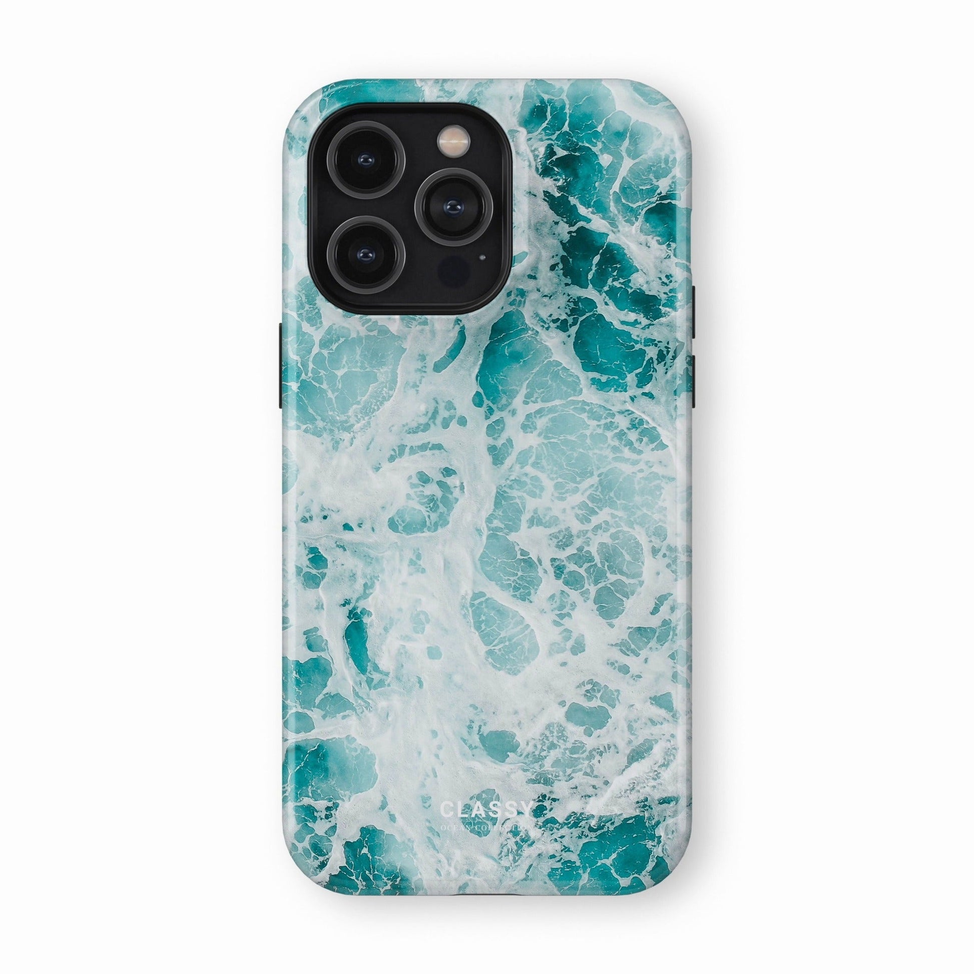 Light Blue Ocean Tough Case - Classy Cases - Phone Case - iPhone 17 - Glossy - 
