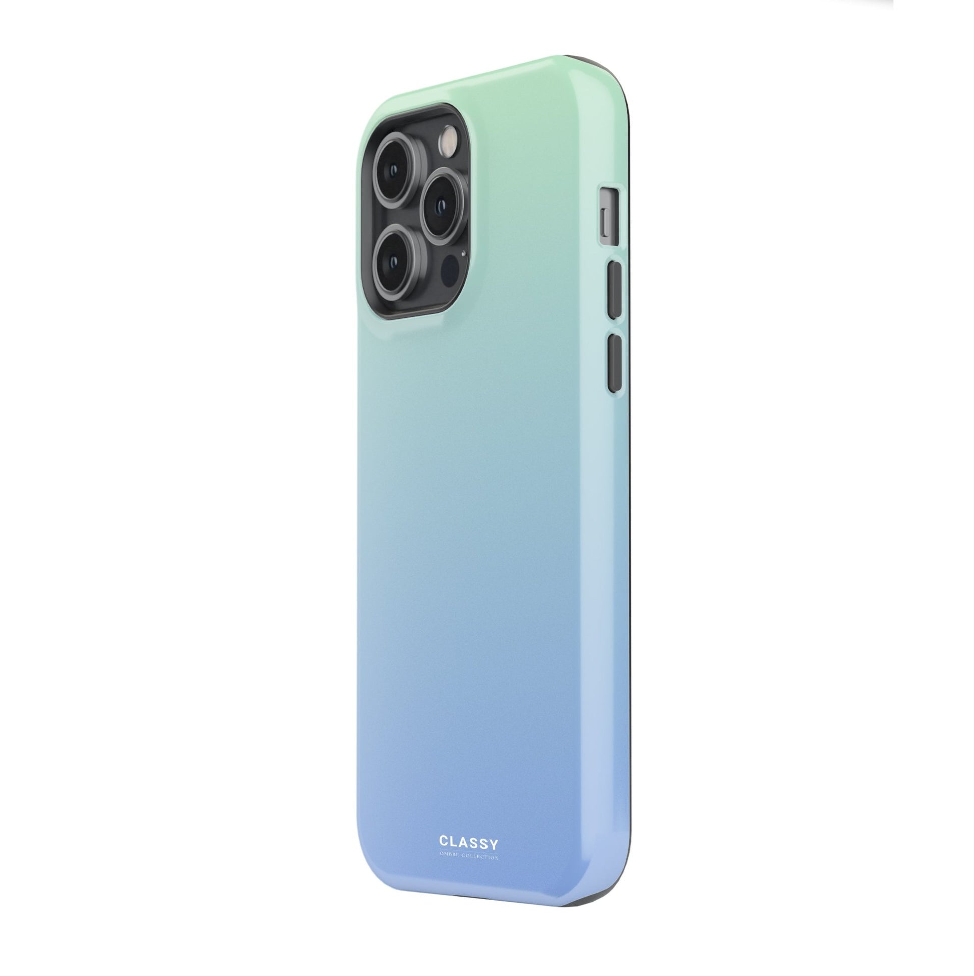 Light Blue Ombre Tough Case - Classy Cases - Phone Case - iPhone 17 - Glossy - 