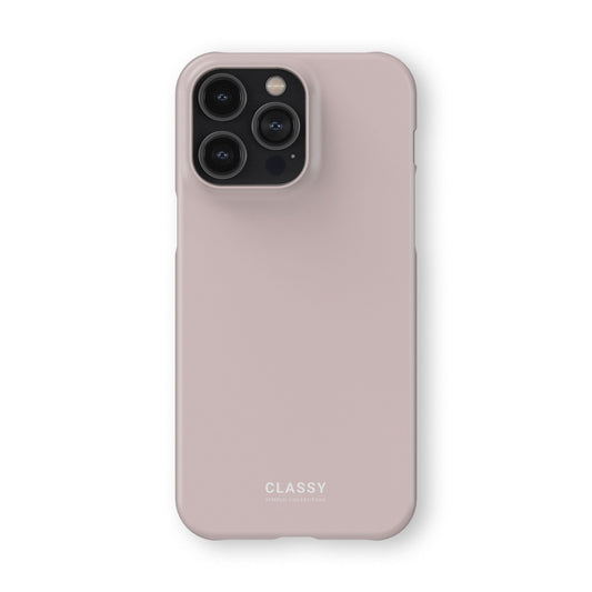Light Brown Snap Case - Classy Cases - Phone Case - iPhone 17 - Glossy - 