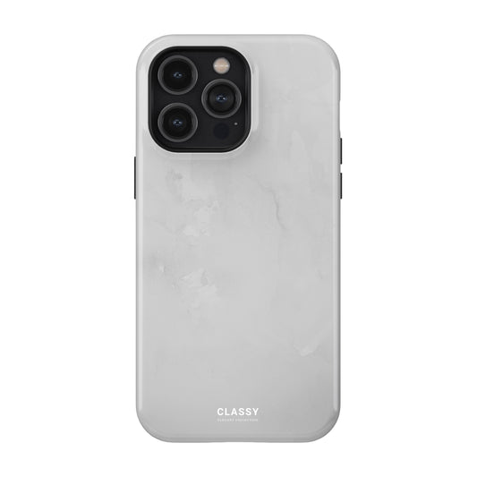 Light Gray Elegant Tough Case front