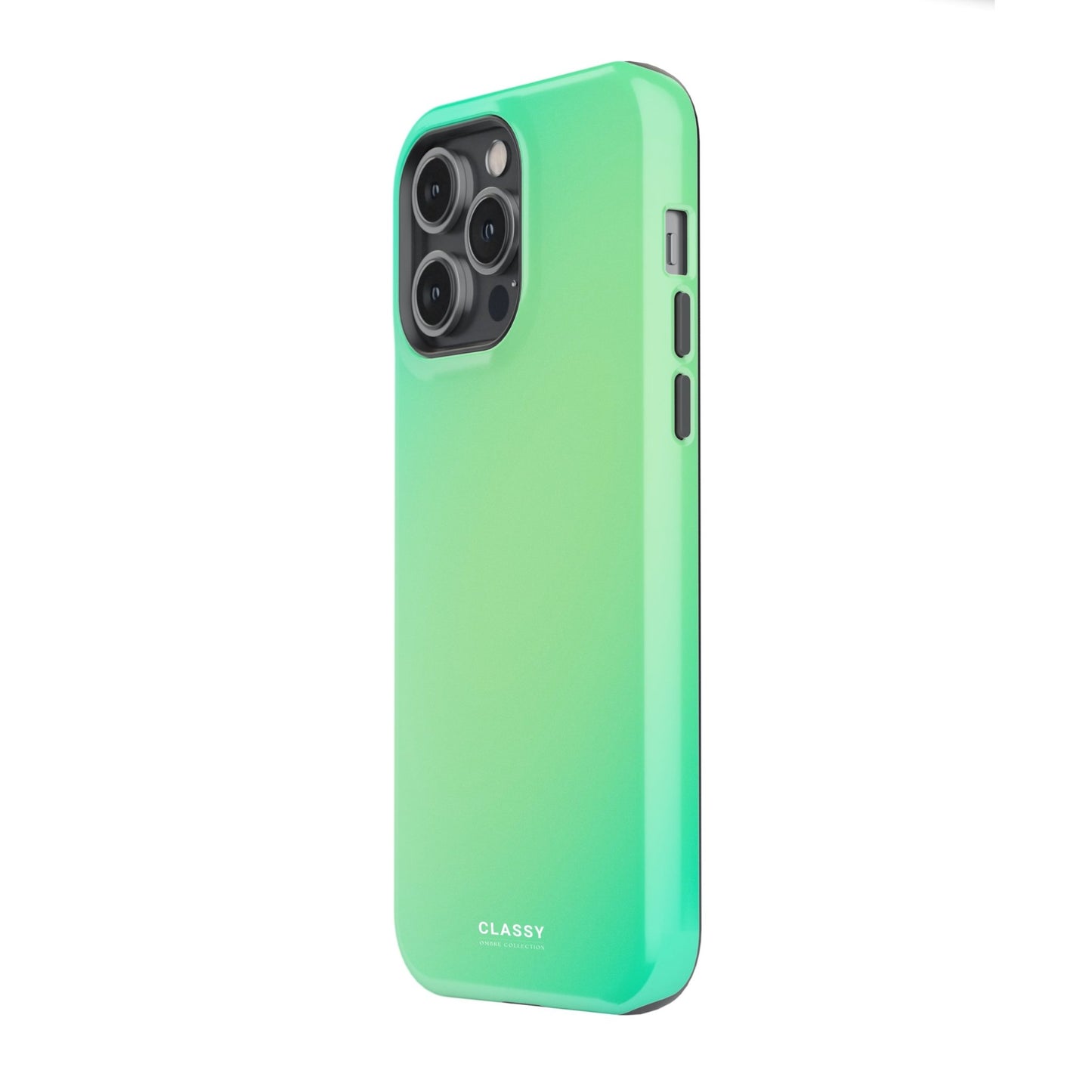Light Green Ombre Tough Case - Classy Cases - Phone Case - iPhone 17 - Glossy - 