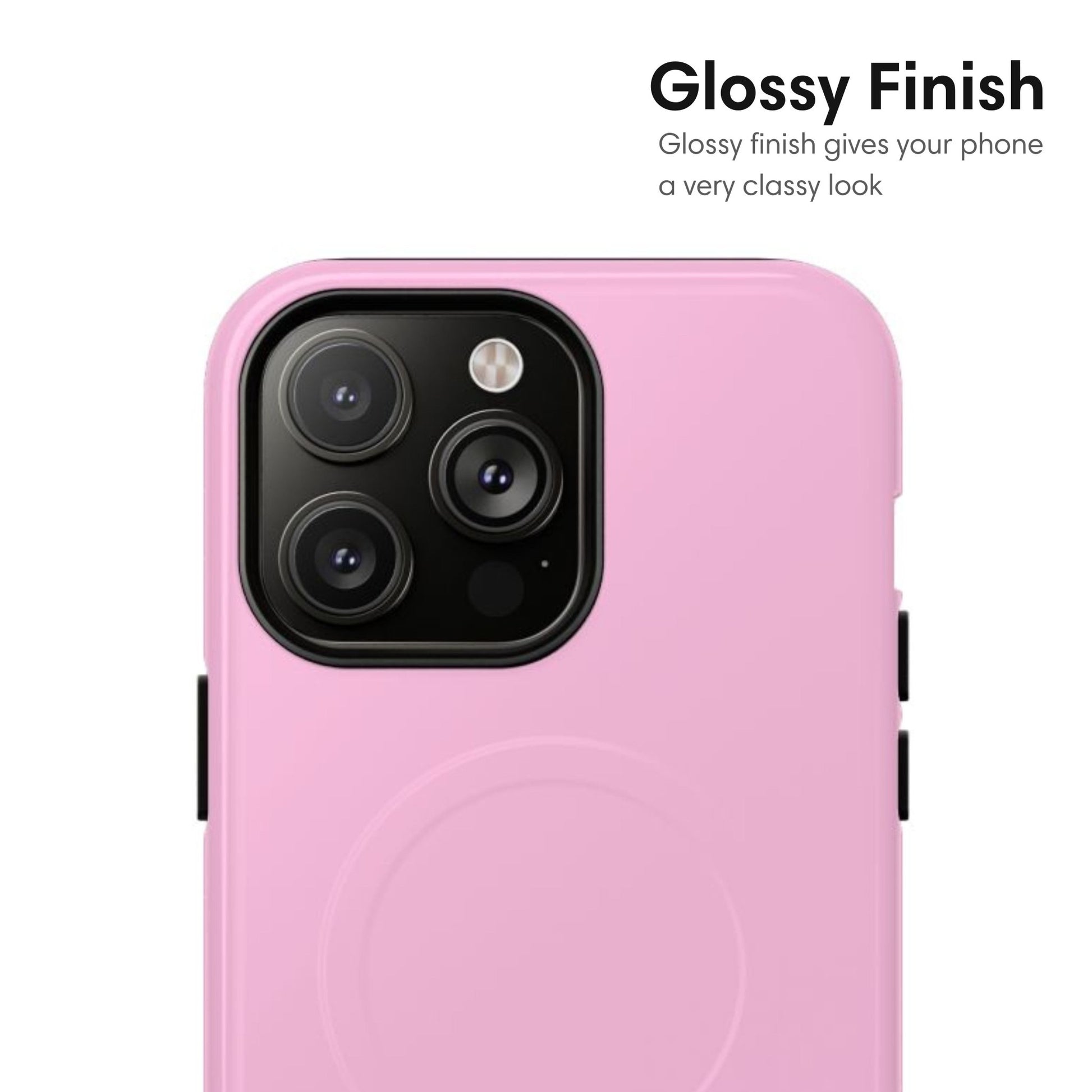 Light Pink MagSafe Tough Case - Classy Cases - Phone Case - iPhone 17 - Glossy - 