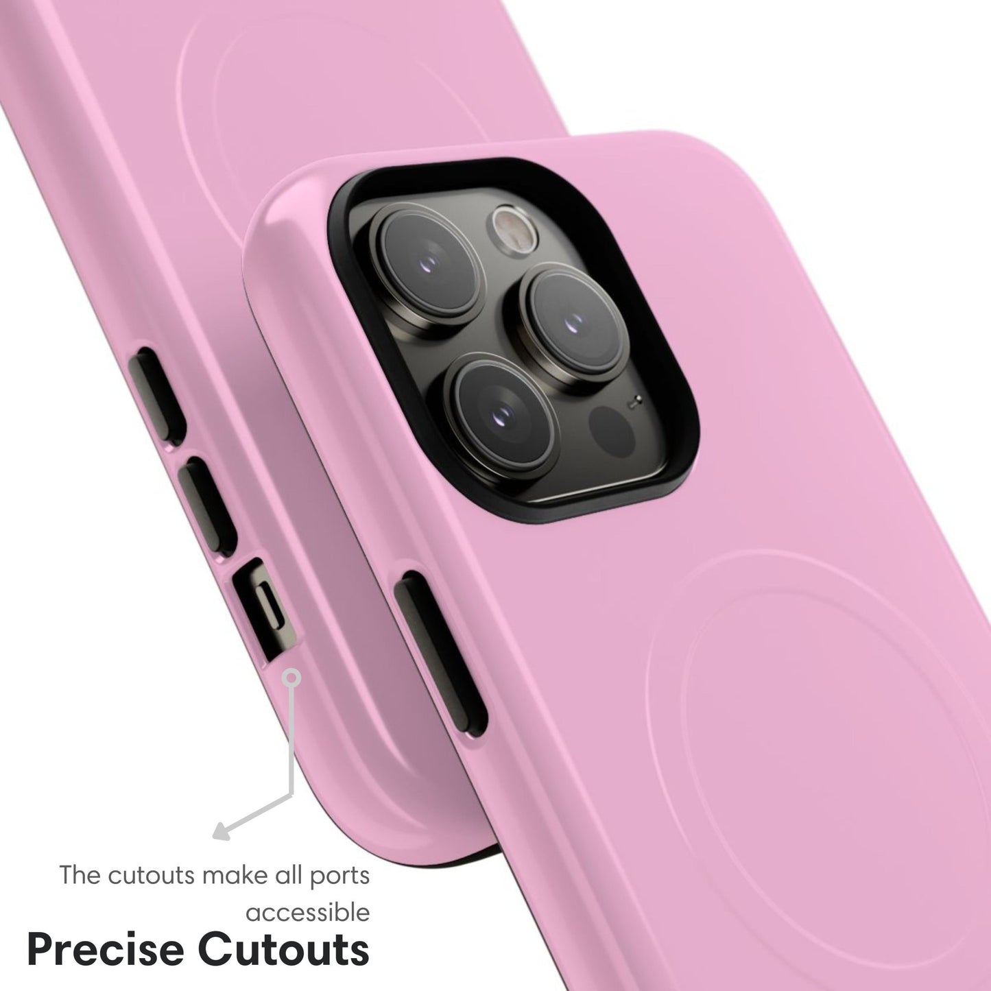 Light Pink MagSafe Tough Case - Classy Cases - Phone Case - iPhone 17 - Glossy - 